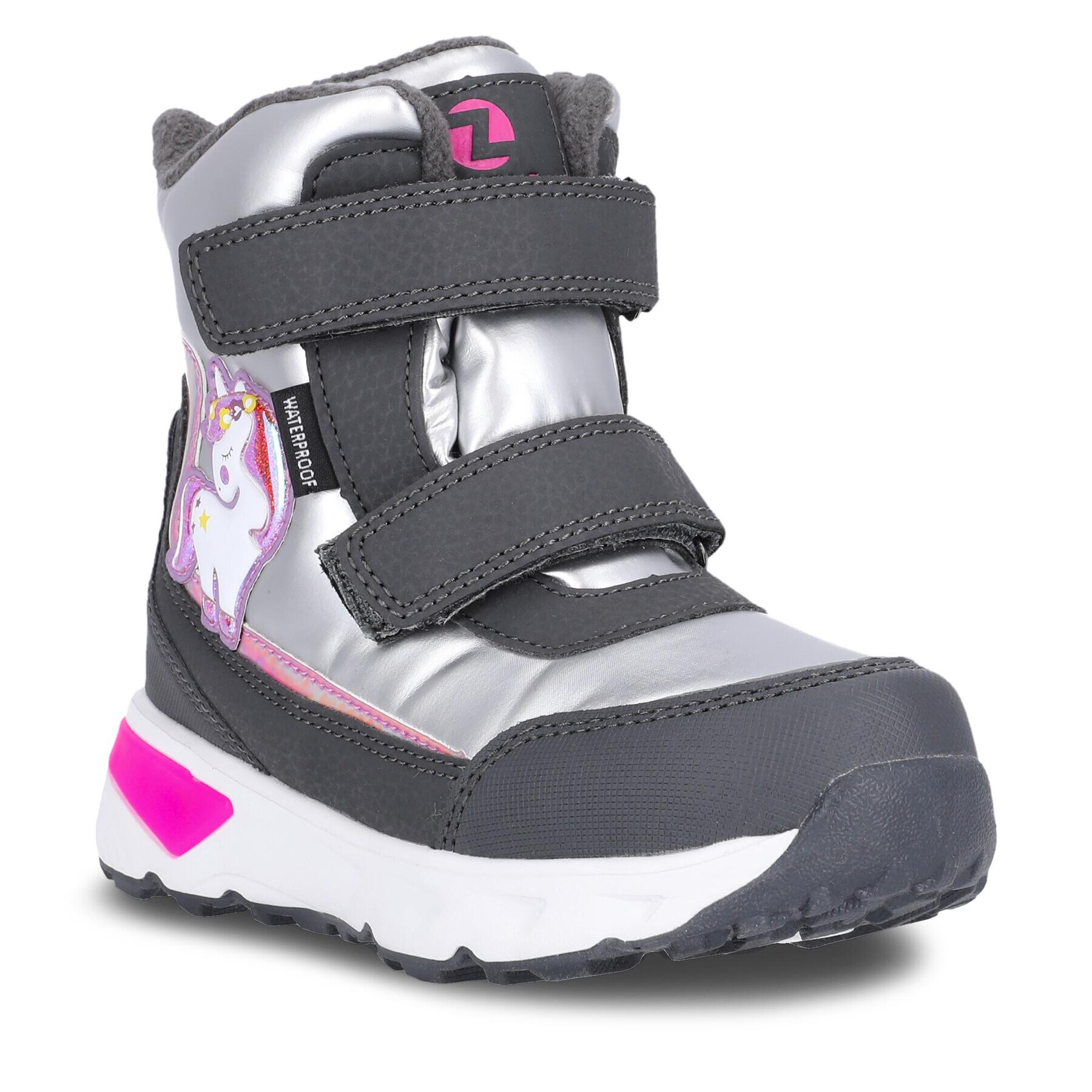 ZigZag Апрески Hidol Kids Boot w/Lights WP Z234125 Сив - Pepit.bg