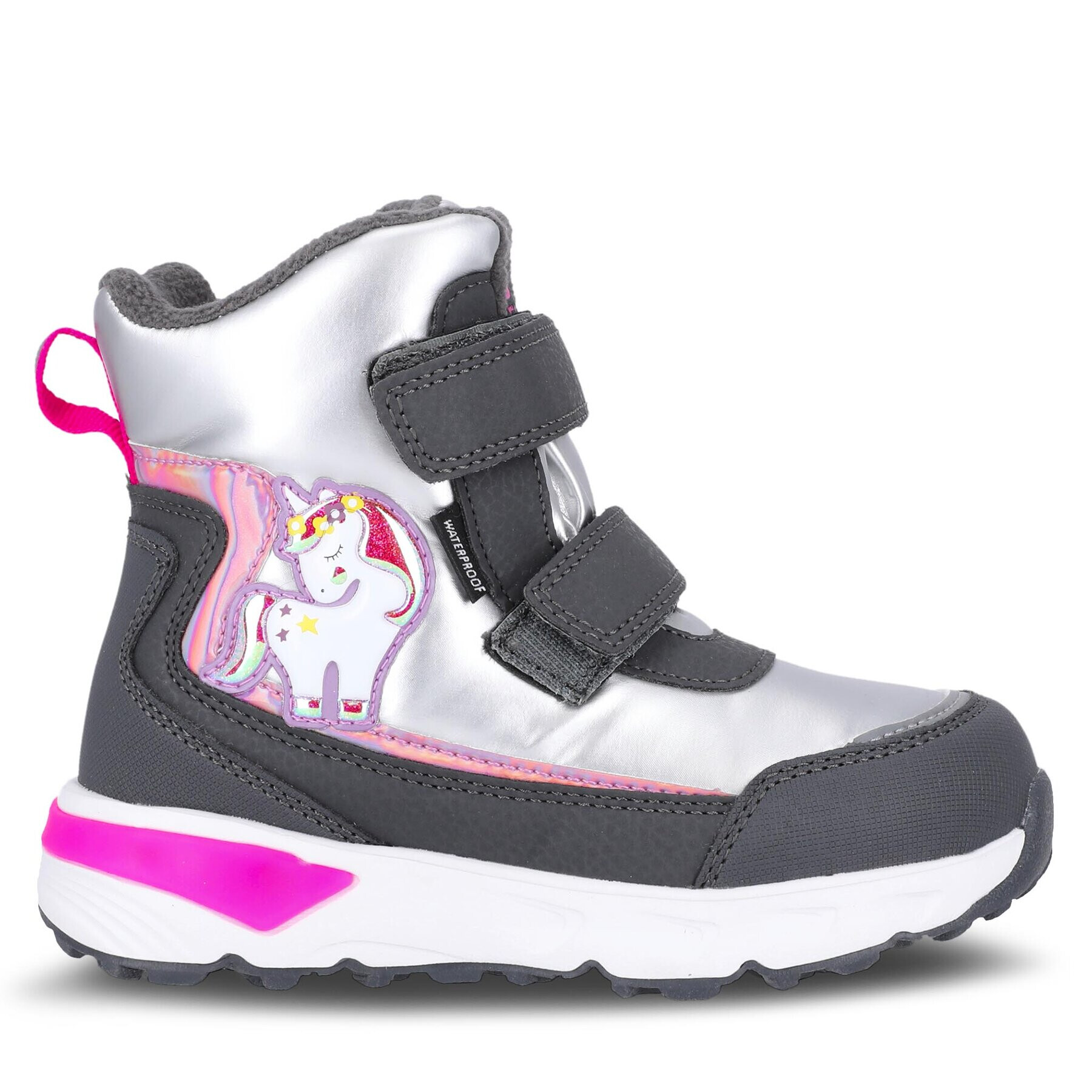 ZigZag Апрески Hidol Kids Boot w/Lights WP Z234125 Сив - Pepit.bg