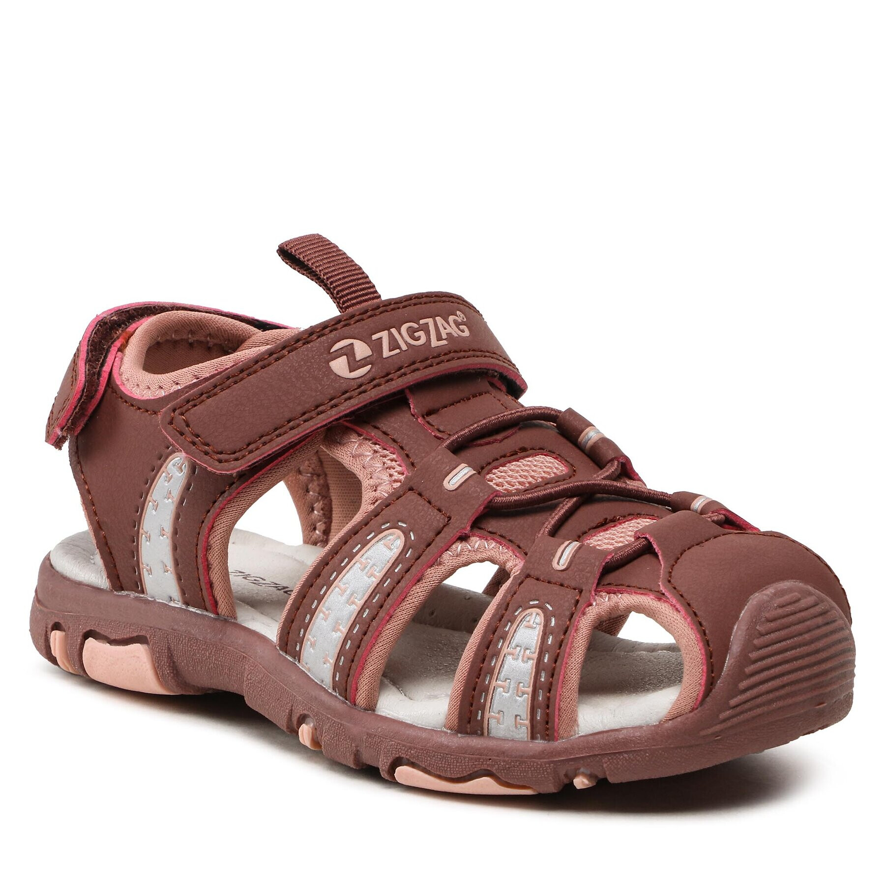 ZigZag Сандали Konha kids Closed Toe Sandal Z232303 Кафяв - Pepit.bg