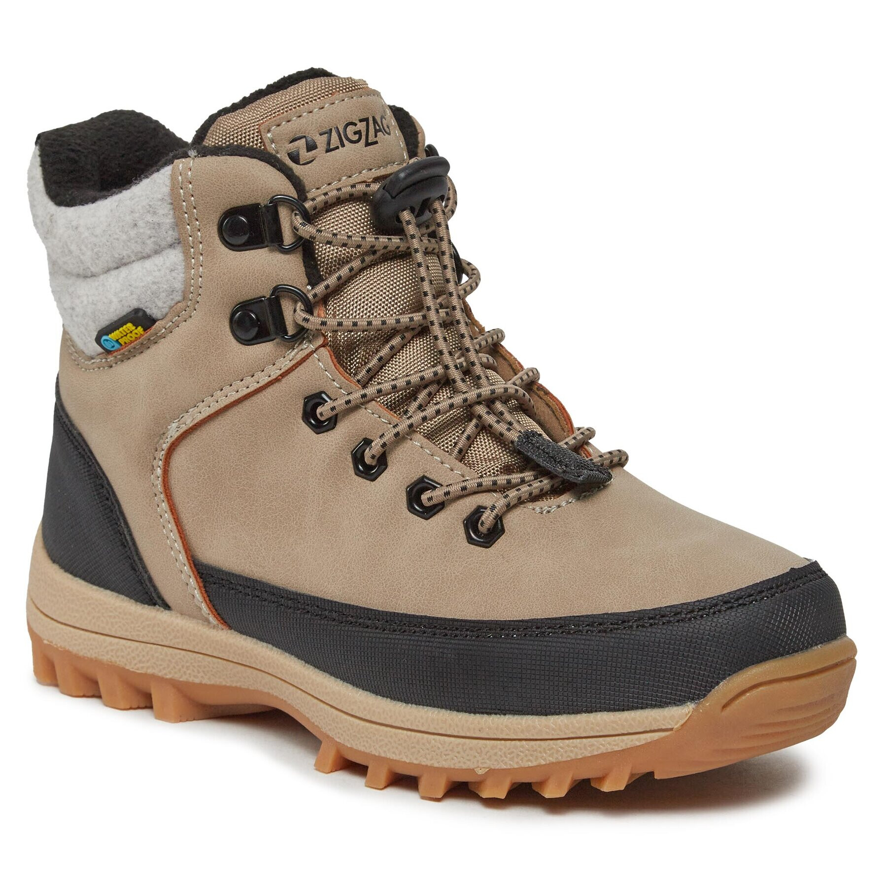 ZigZag Туристически Aenaide Kids Boot WP Z234119 Бежов - Pepit.bg