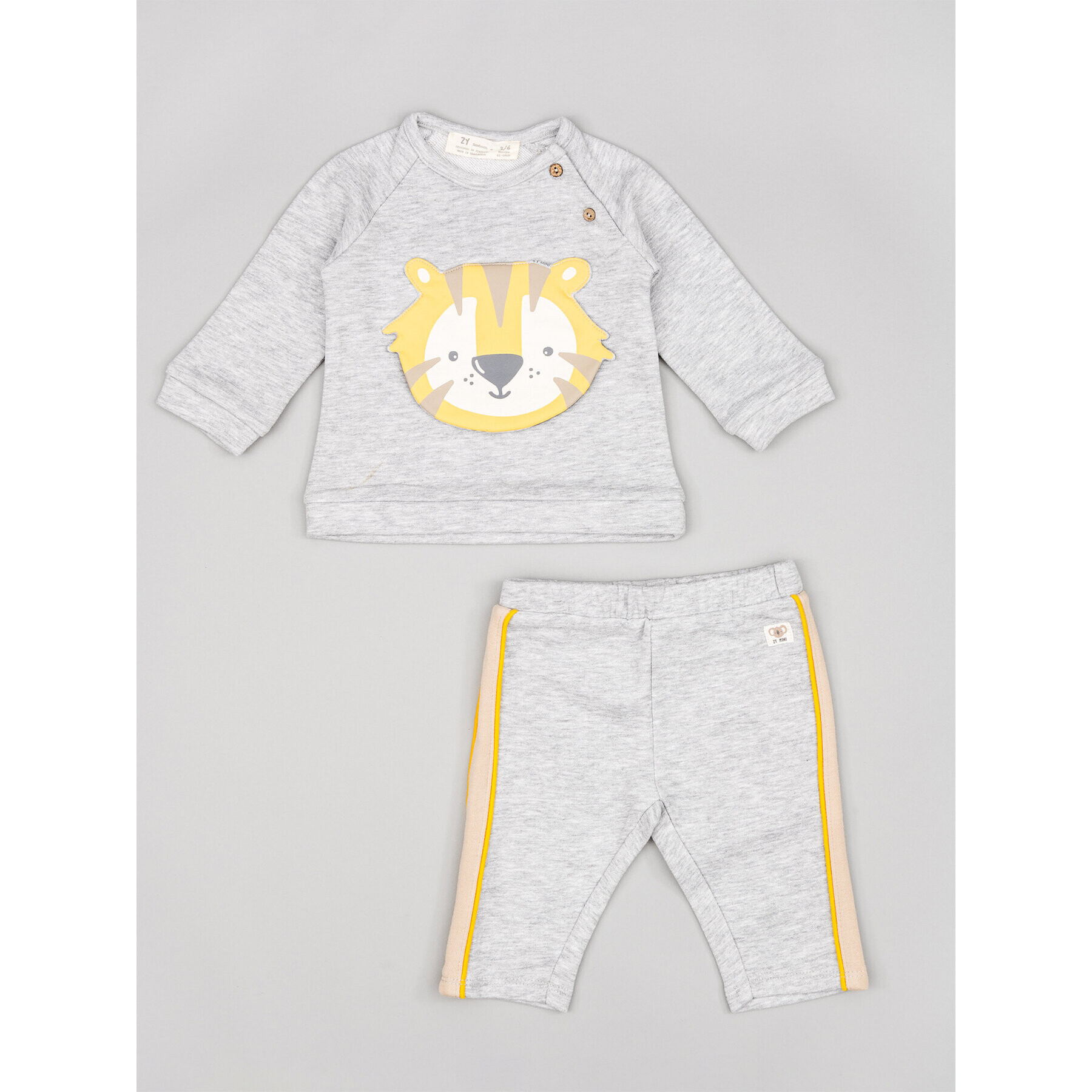 Zippy Анцуг ZNBAP0601 23001 Сив Regular Fit - Pepit.bg