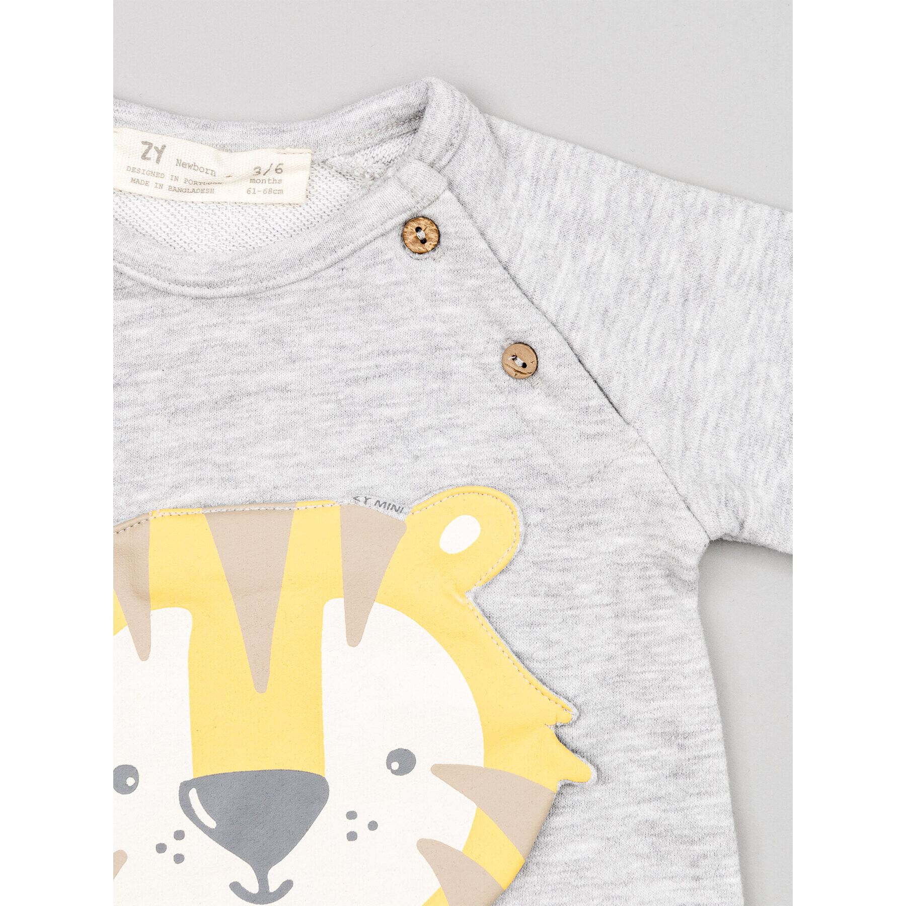 Zippy Анцуг ZNBAP0601 23001 Сив Regular Fit - Pepit.bg