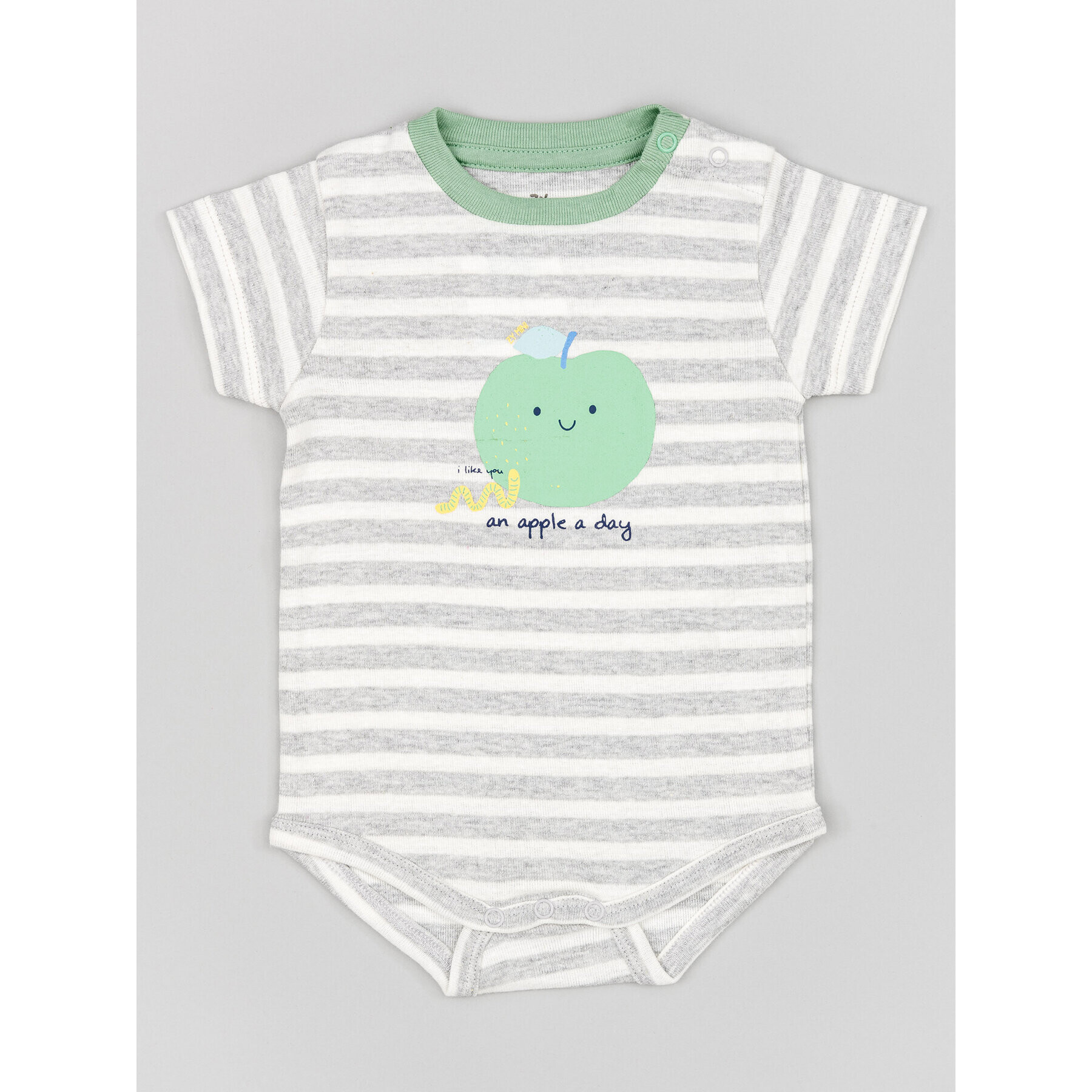 Zippy Детско боди ZNBAP0304 23005 Сив Regular Fit - Pepit.bg