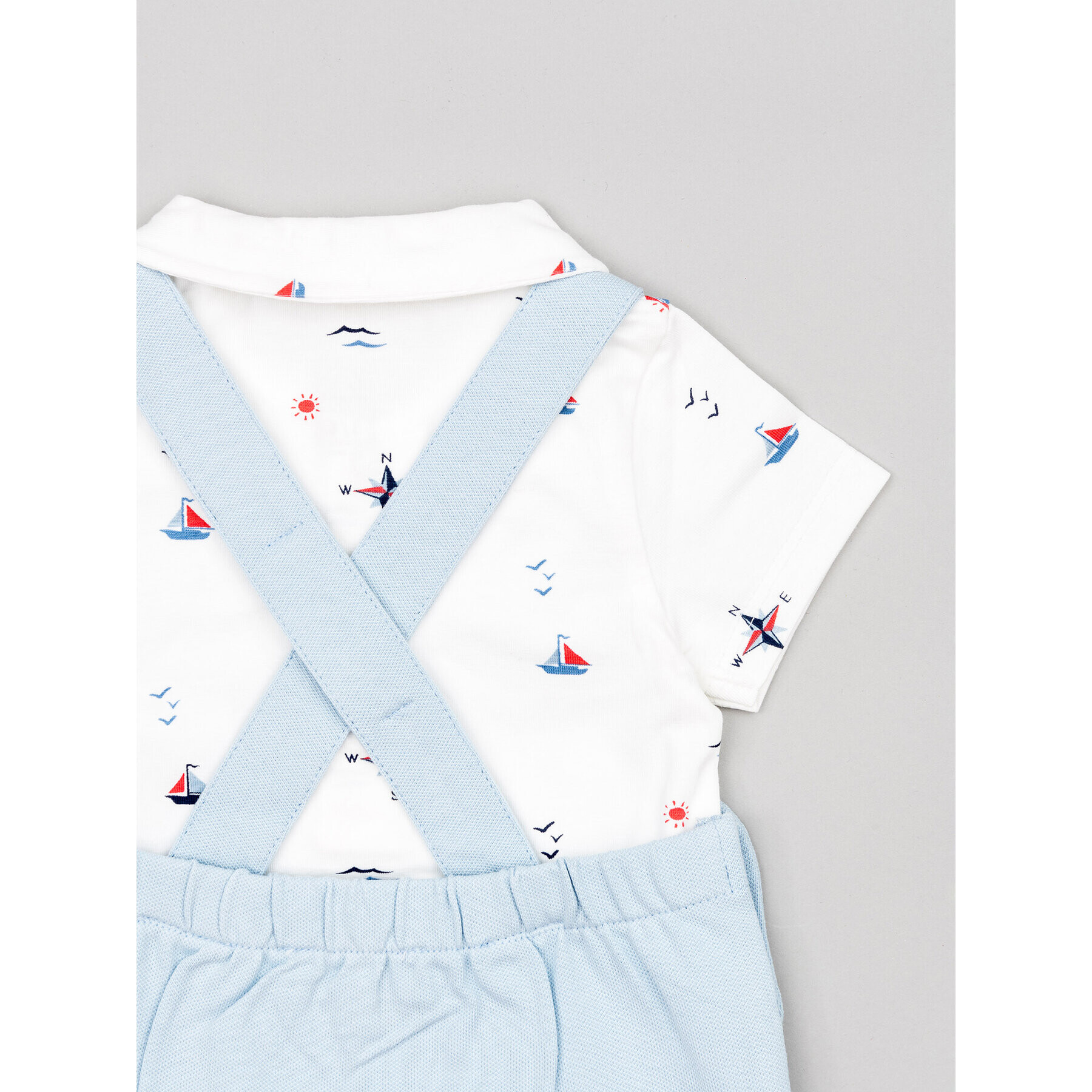 Zippy Детско боди ZNBAP0602 23002 Син Regular Fit - Pepit.bg