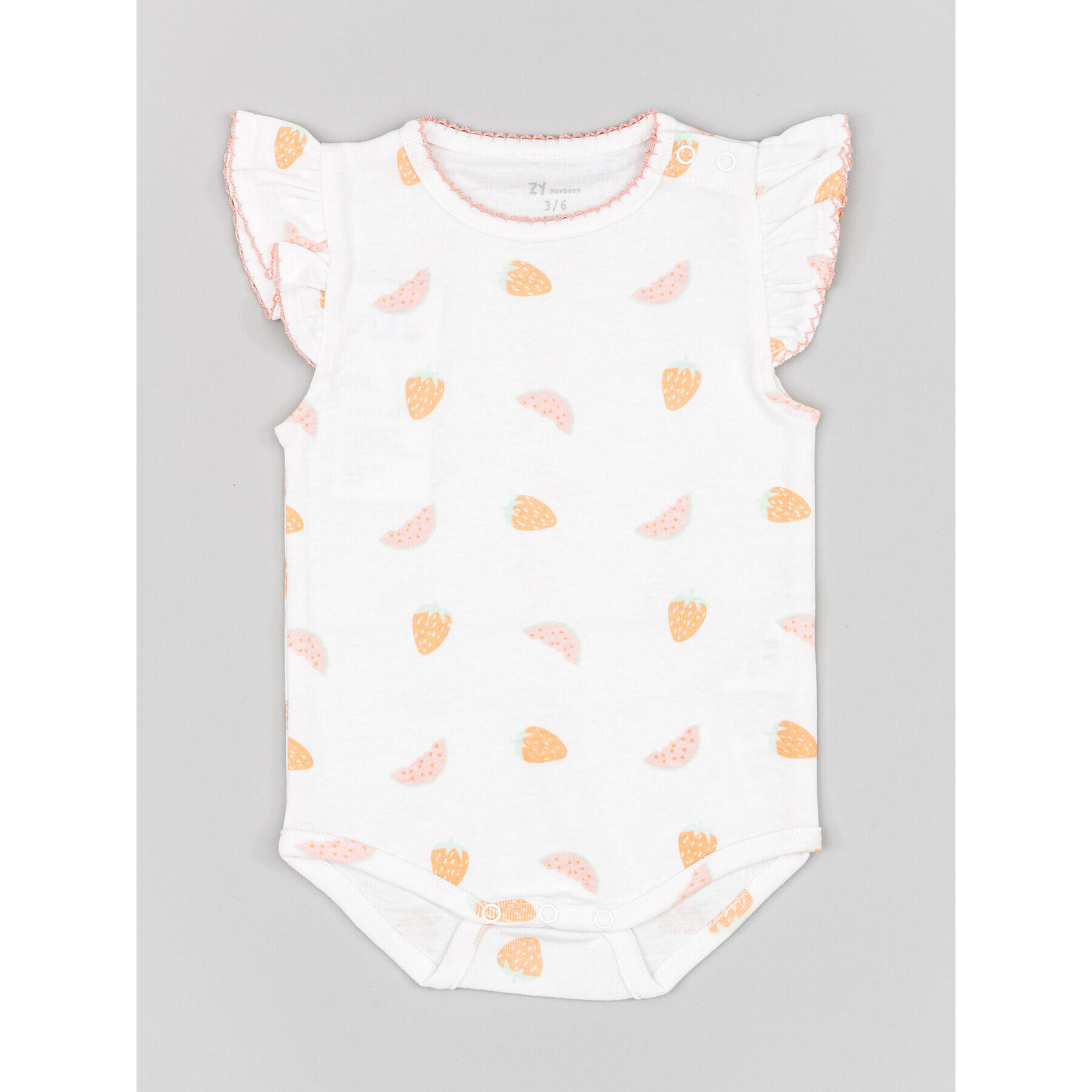 Zippy Детско боди ZNGAP0304 23006 Екрю Regular Fit - Pepit.bg
