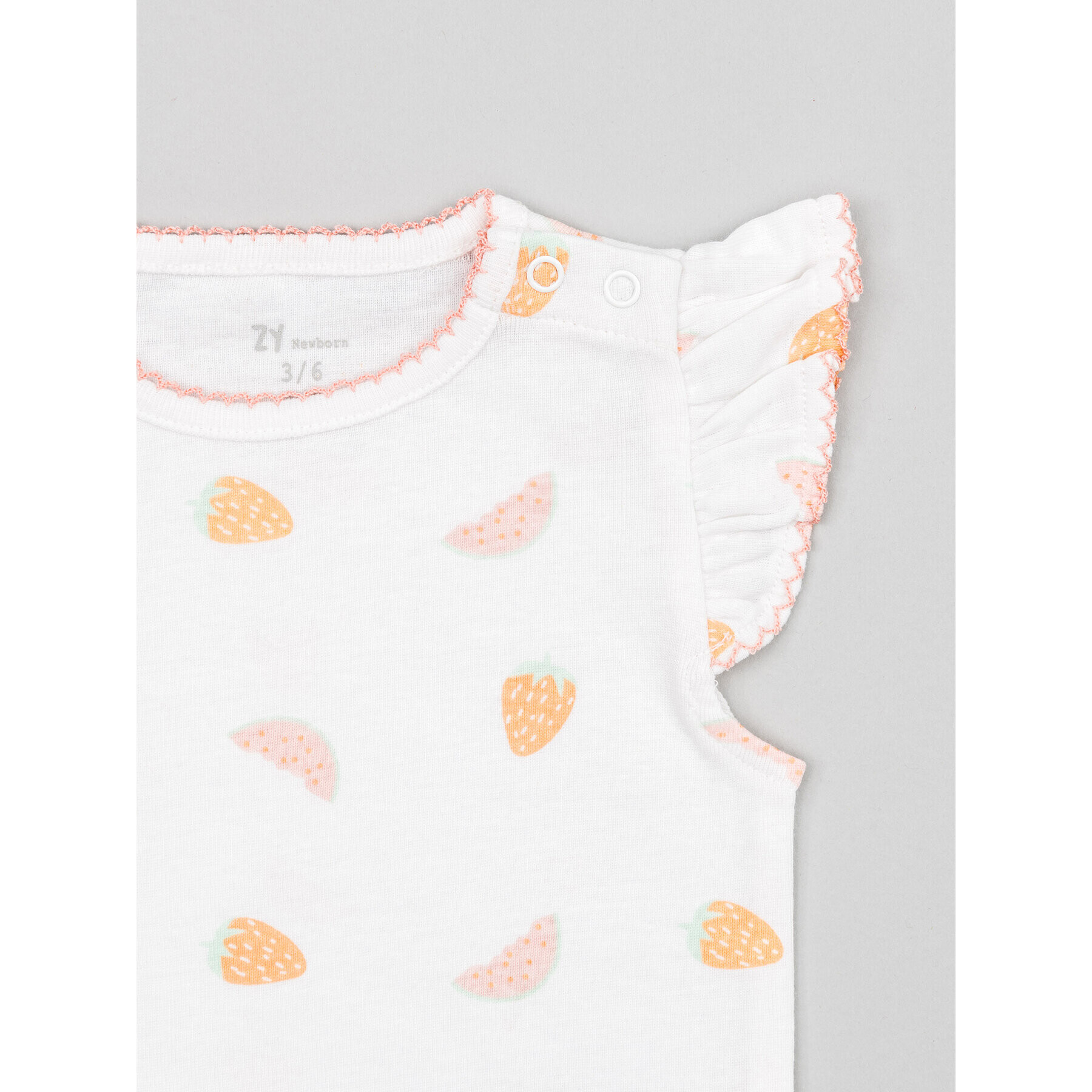 Zippy Детско боди ZNGAP0304 23006 Екрю Regular Fit - Pepit.bg