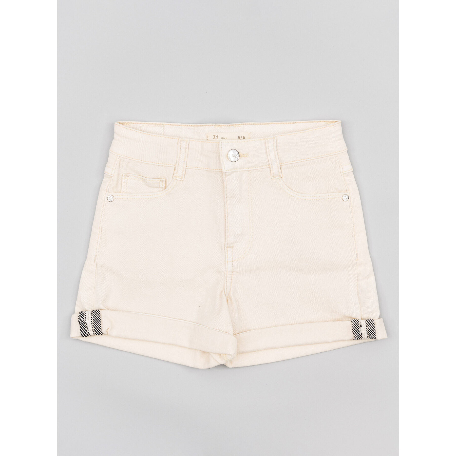 Zippy Дънкови шорти ZKGAP0402 23006 Бял Regular Fit - Pepit.bg