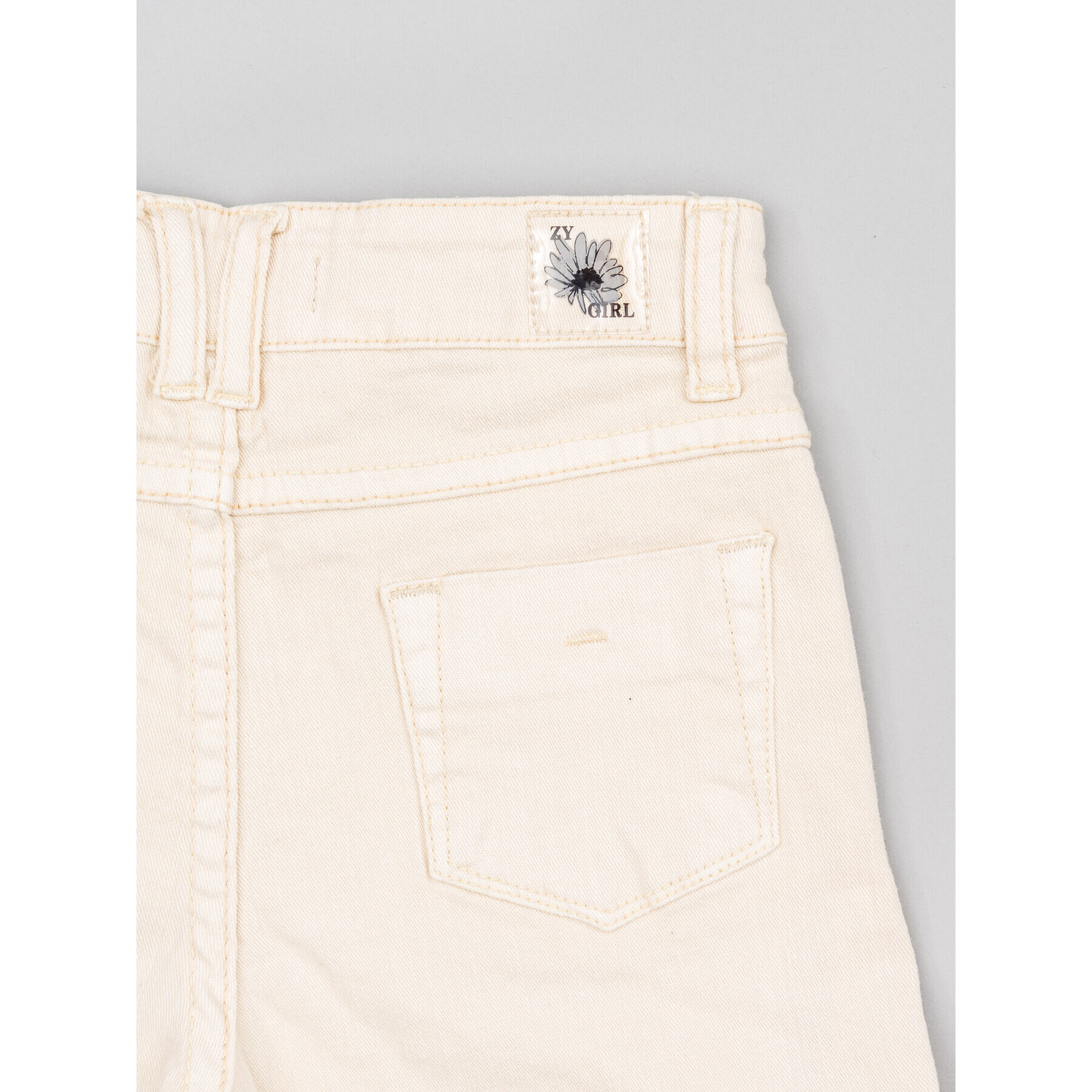 Zippy Дънкови шорти ZKGAP0402 23006 Бял Regular Fit - Pepit.bg