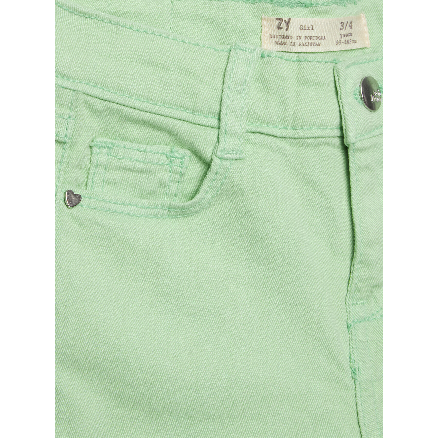 Zippy Дънкови шорти ZKGAP0402 23006 Зелен Regular Fit - Pepit.bg