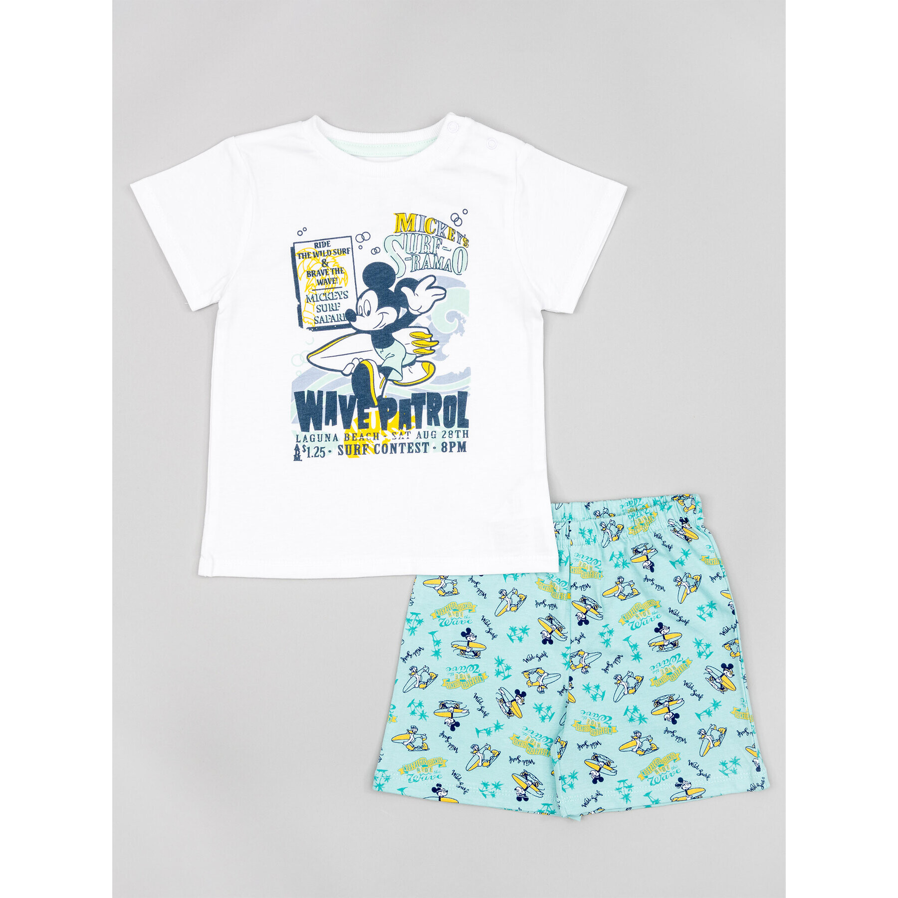 Zippy Пижама Myszka Miki ZBBUN0101 23010 Бял Regular Fit - Pepit.bg