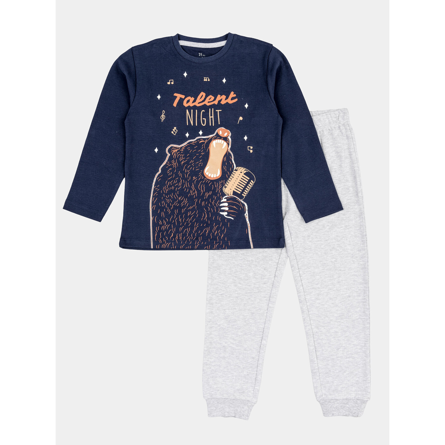 Zippy Пижама ZKBUN0101 23038 Тъмносин Regular Fit - Pepit.bg