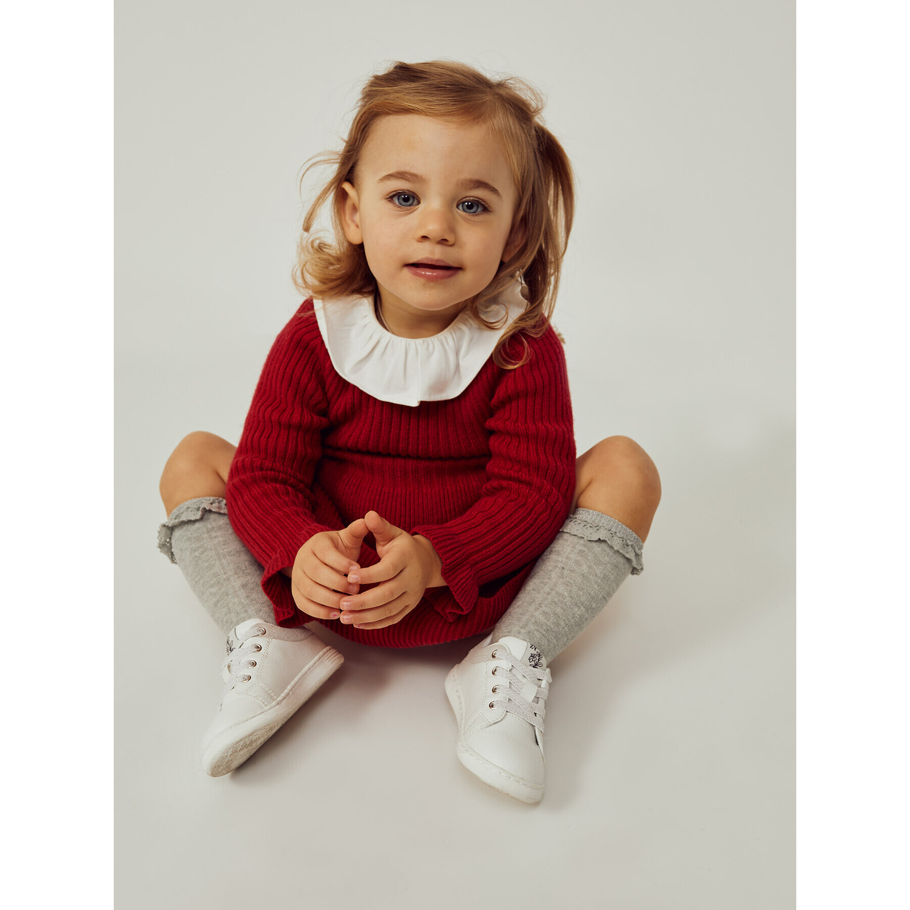 Zippy Плетена рокля ZBGAP0501 23082 Червен Regular Fit - Pepit.bg