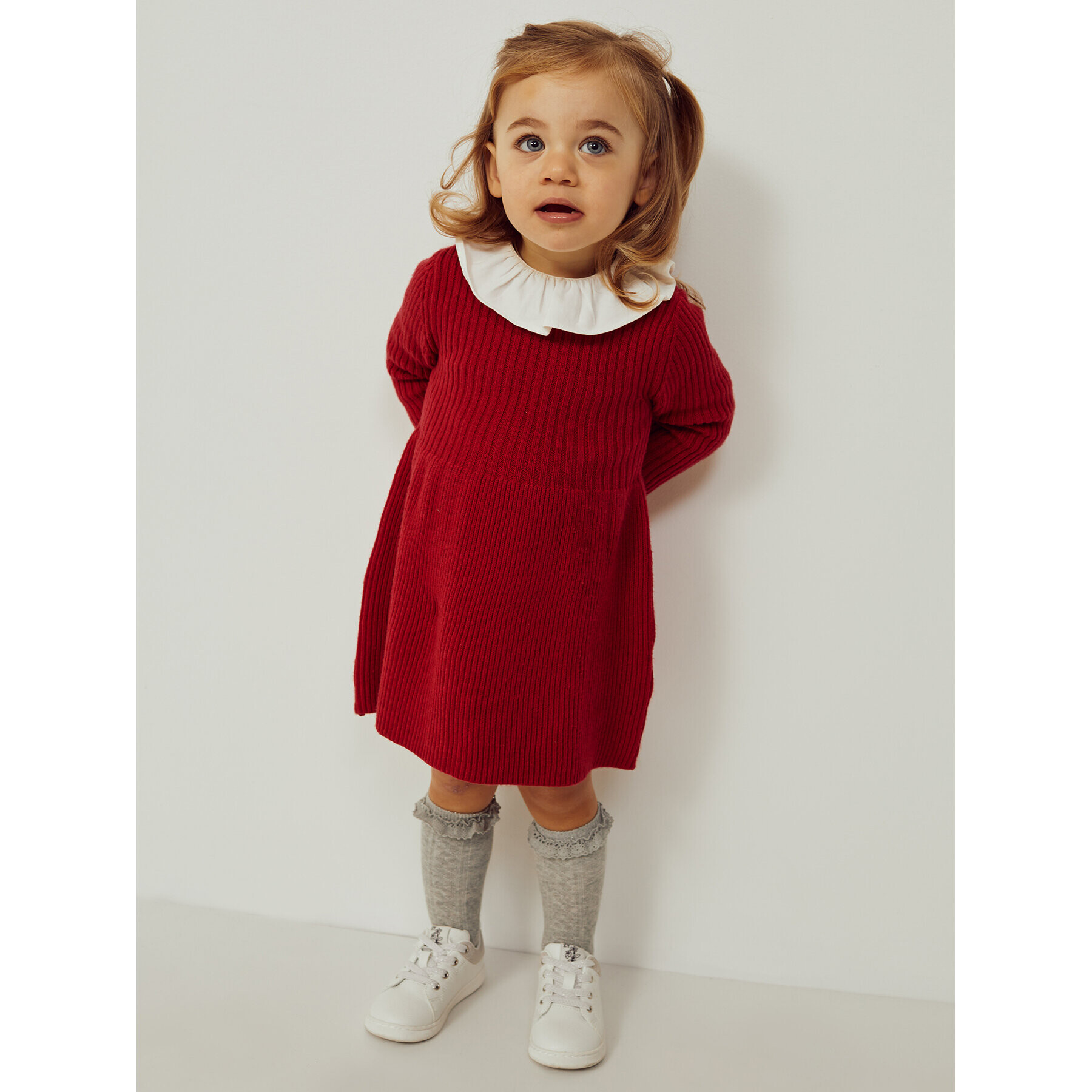 Zippy Плетена рокля ZBGAP0501 23082 Червен Regular Fit - Pepit.bg