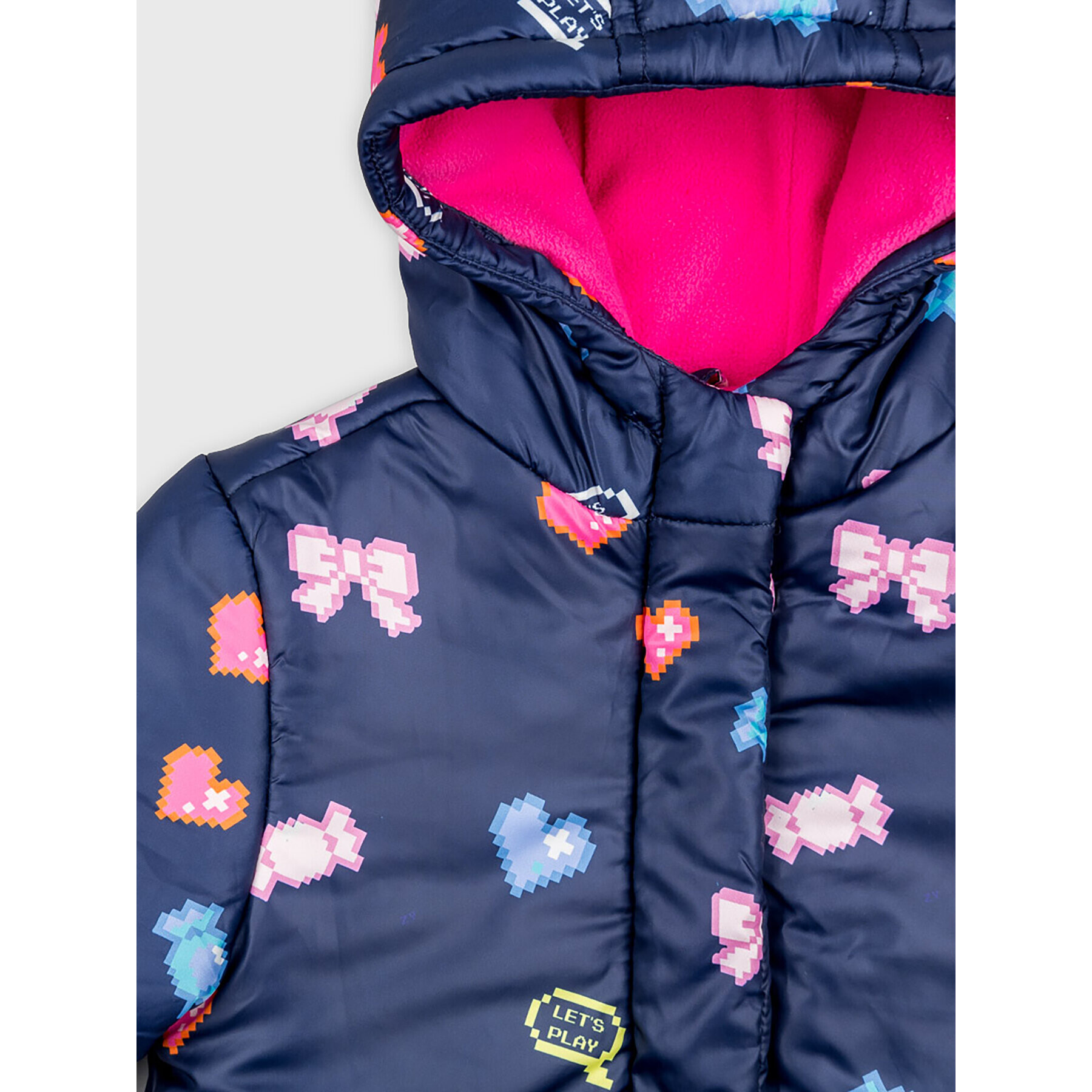 Zippy Пухено яке 226-2900ZT Тъмносин Regular Fit - Pepit.bg