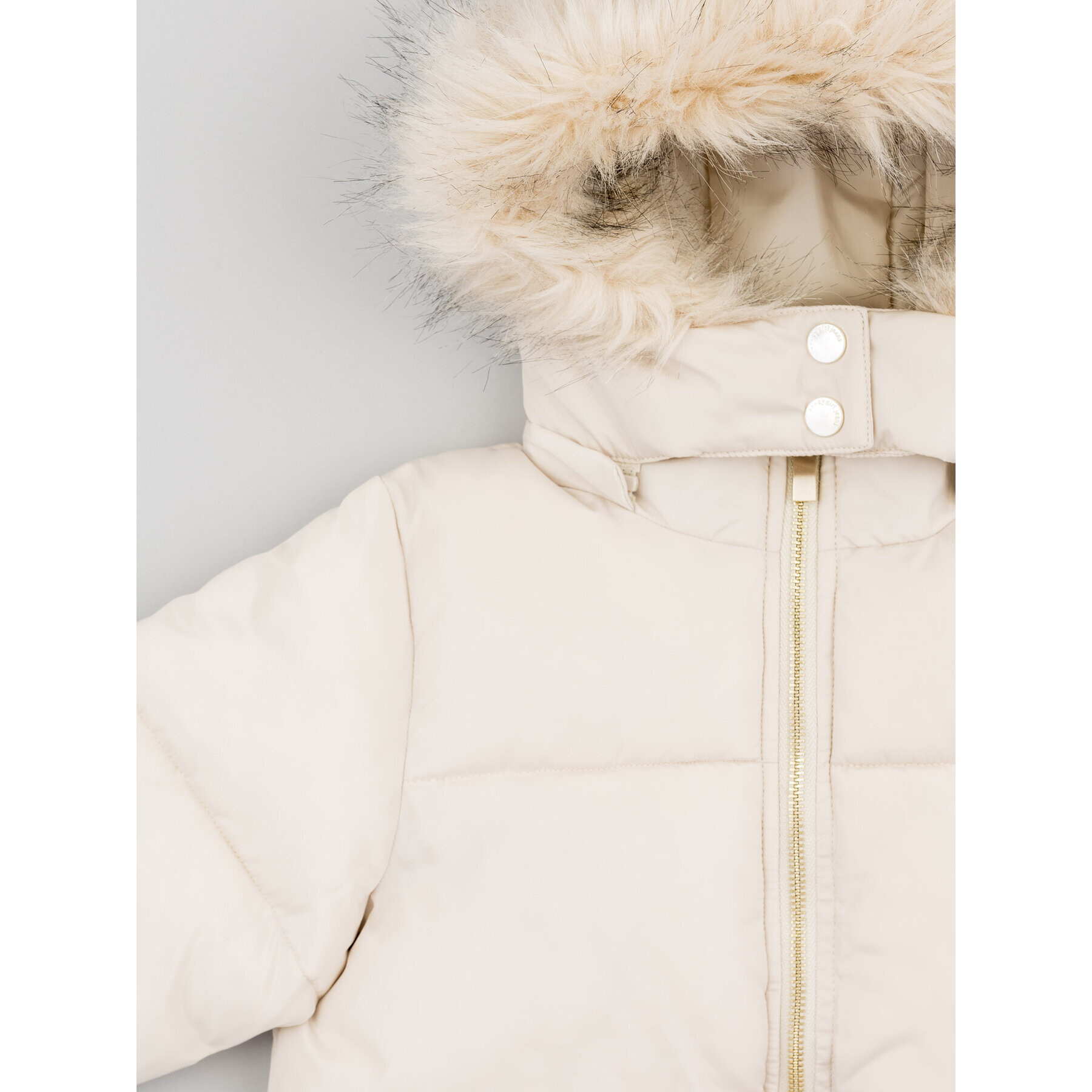 Zippy Пухено яке ZKGAP0101 23012 Бежов Regular Fit - Pepit.bg