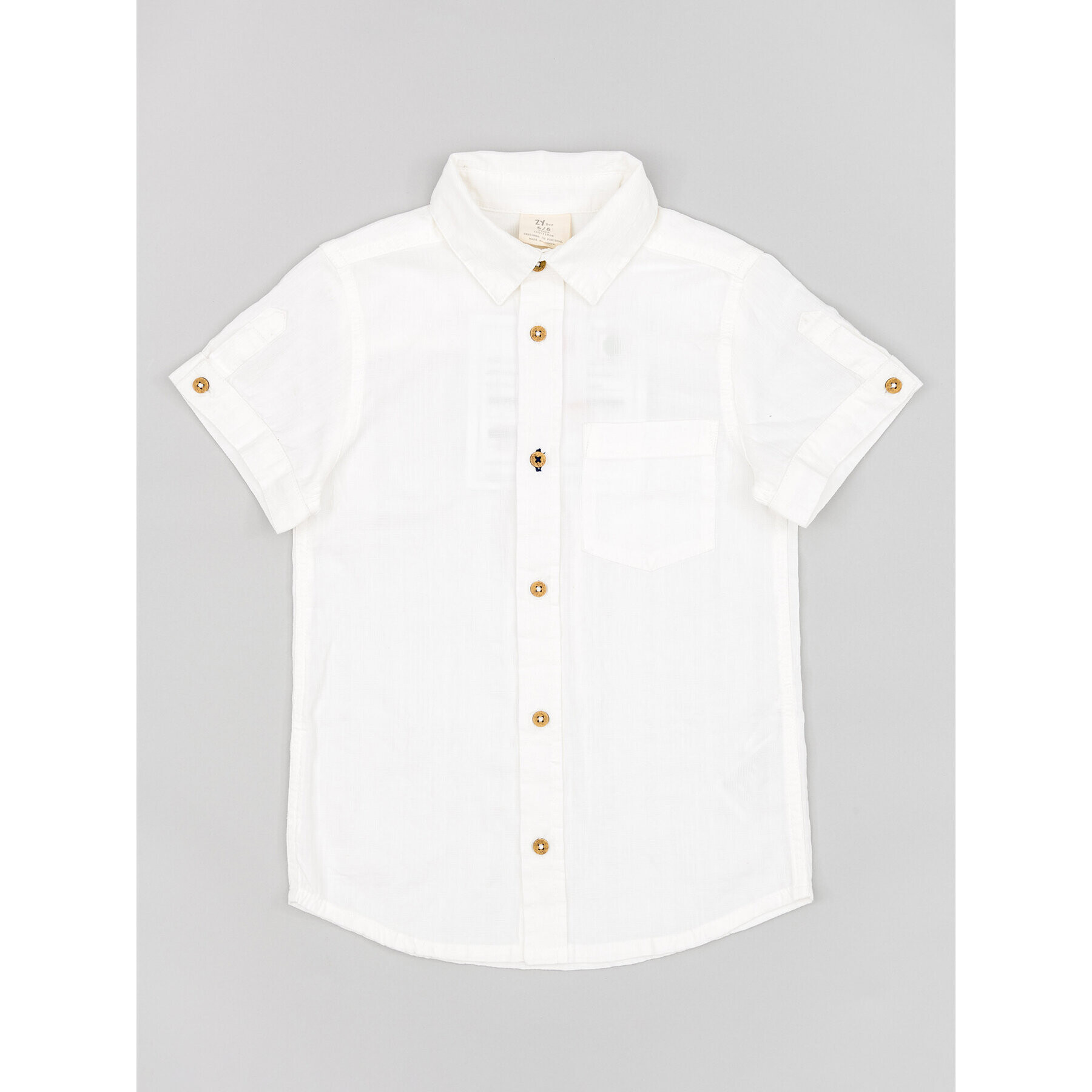 Zippy Риза ZKBAP0302 23016 Бял Regular Fit - Pepit.bg