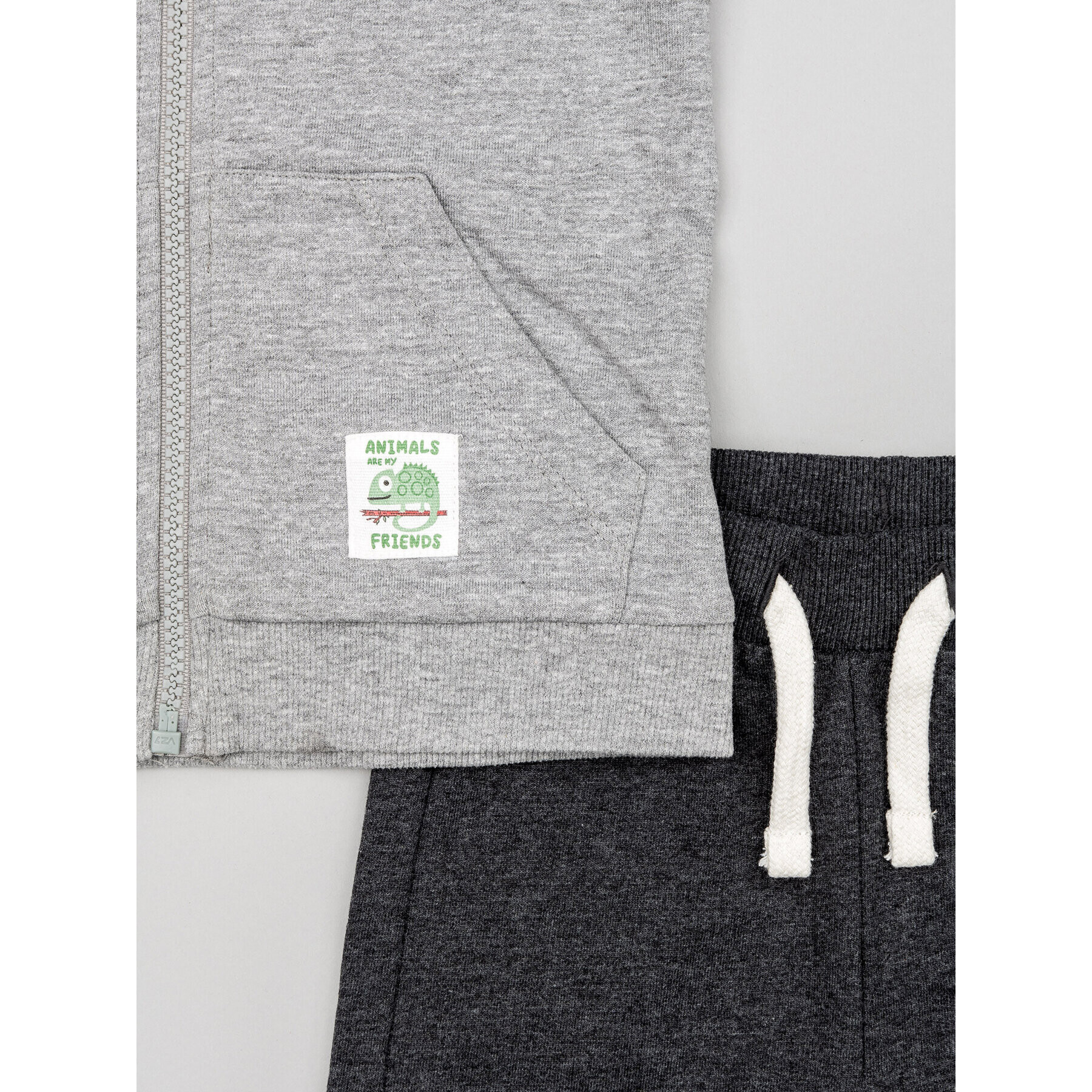Zippy Спортен екип ZBBAP0601 23002 Сив Regular Fit - Pepit.bg