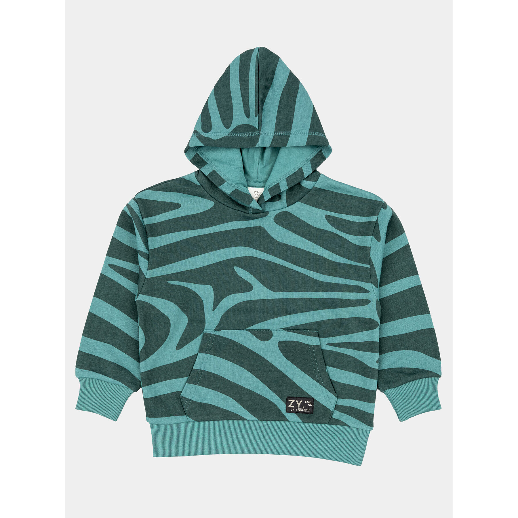 Zippy Суитшърт ZKBAP0202 23051 Зелен Regular Fit - Pepit.bg