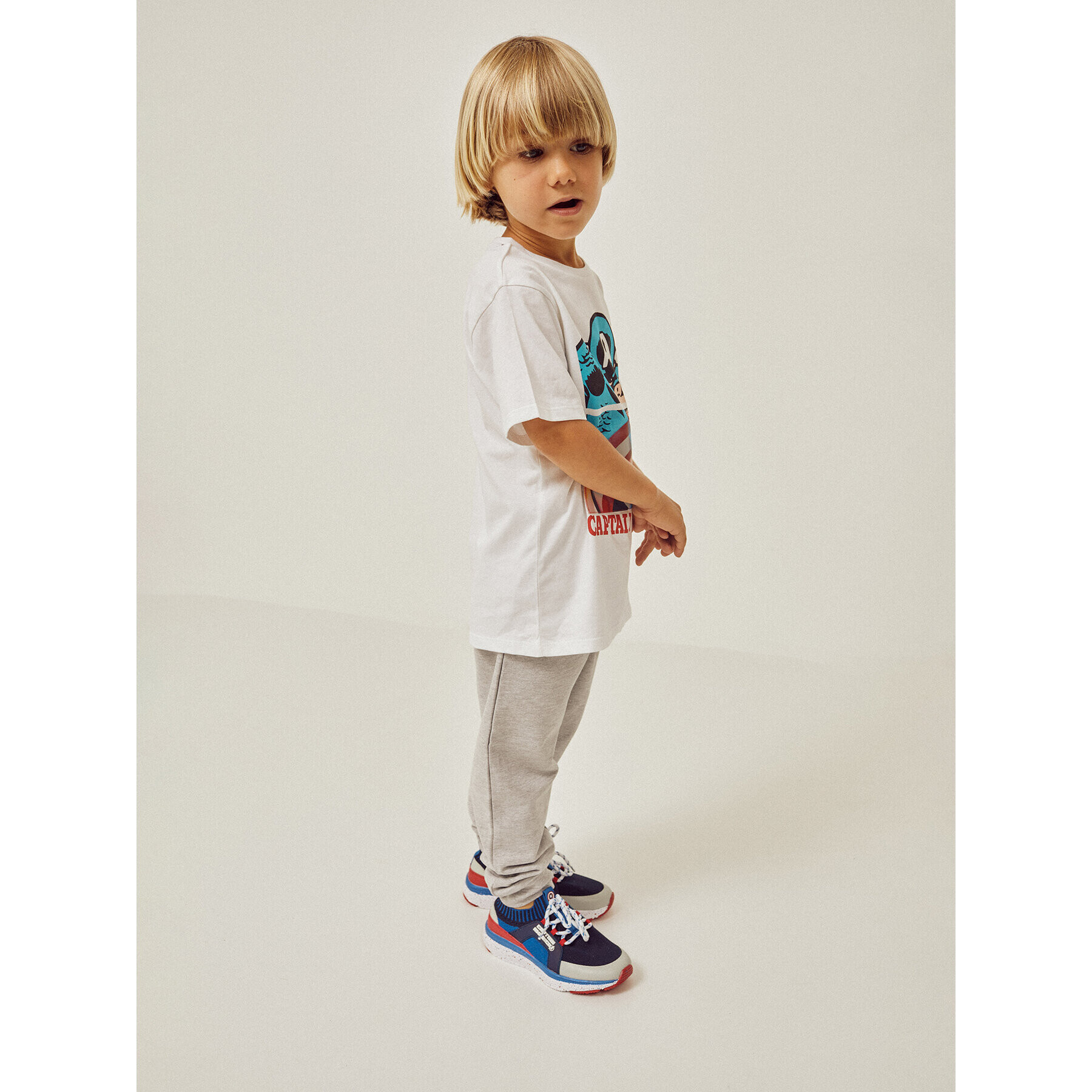 Zippy Тишърт Marvel ZKBAP0303 23027 Бял Regular Fit - Pepit.bg