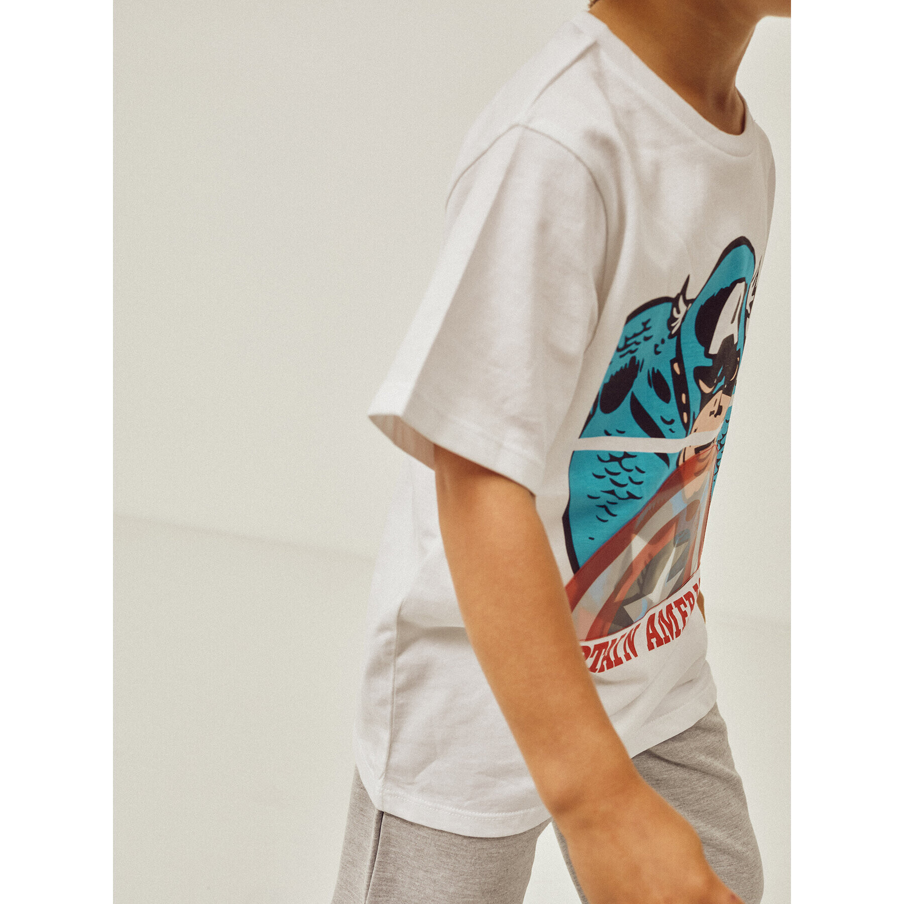 Zippy Тишърт Marvel ZKBAP0303 23027 Бял Regular Fit - Pepit.bg