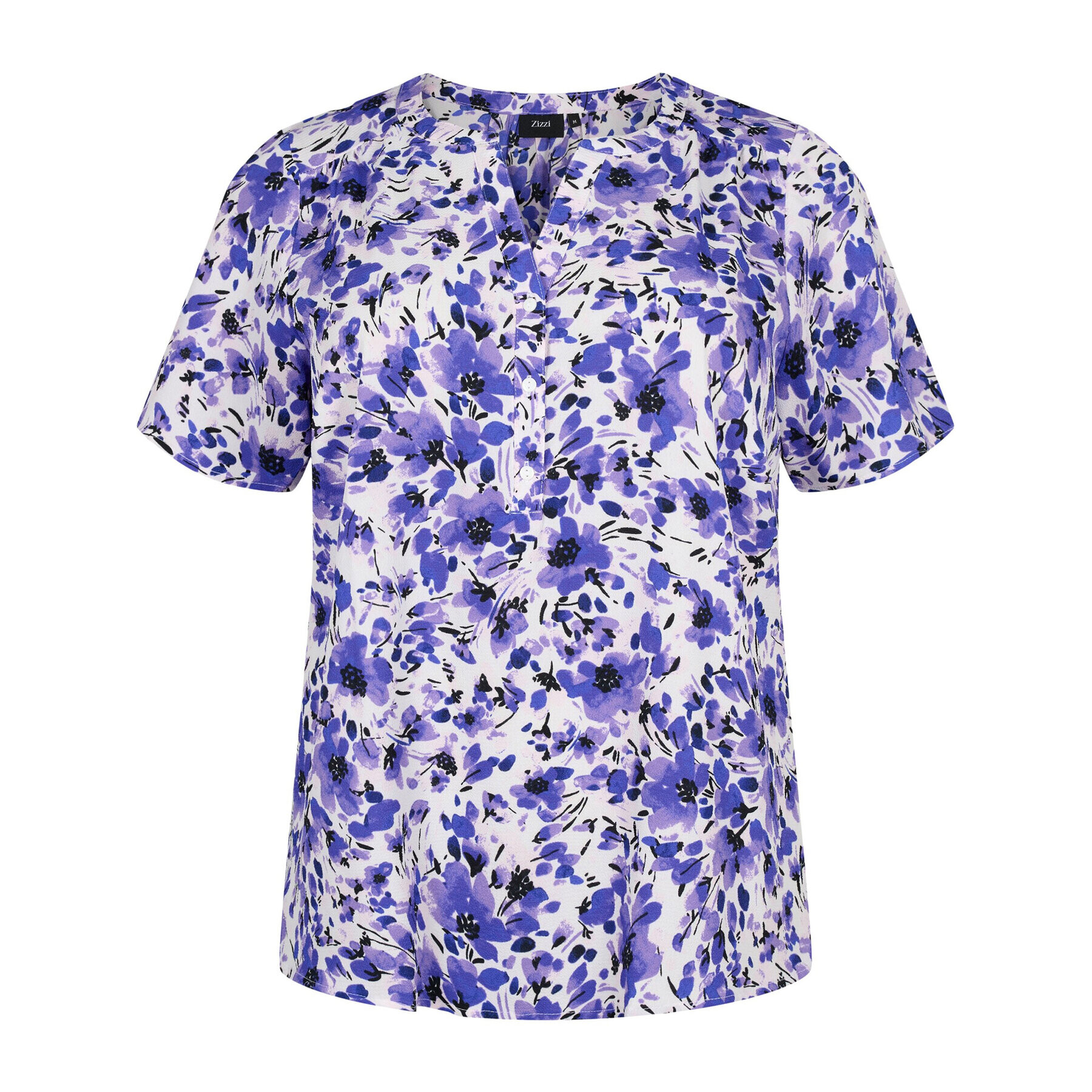 Zizzi Блуза CA02310O Виолетов Regular Fit - Pepit.bg