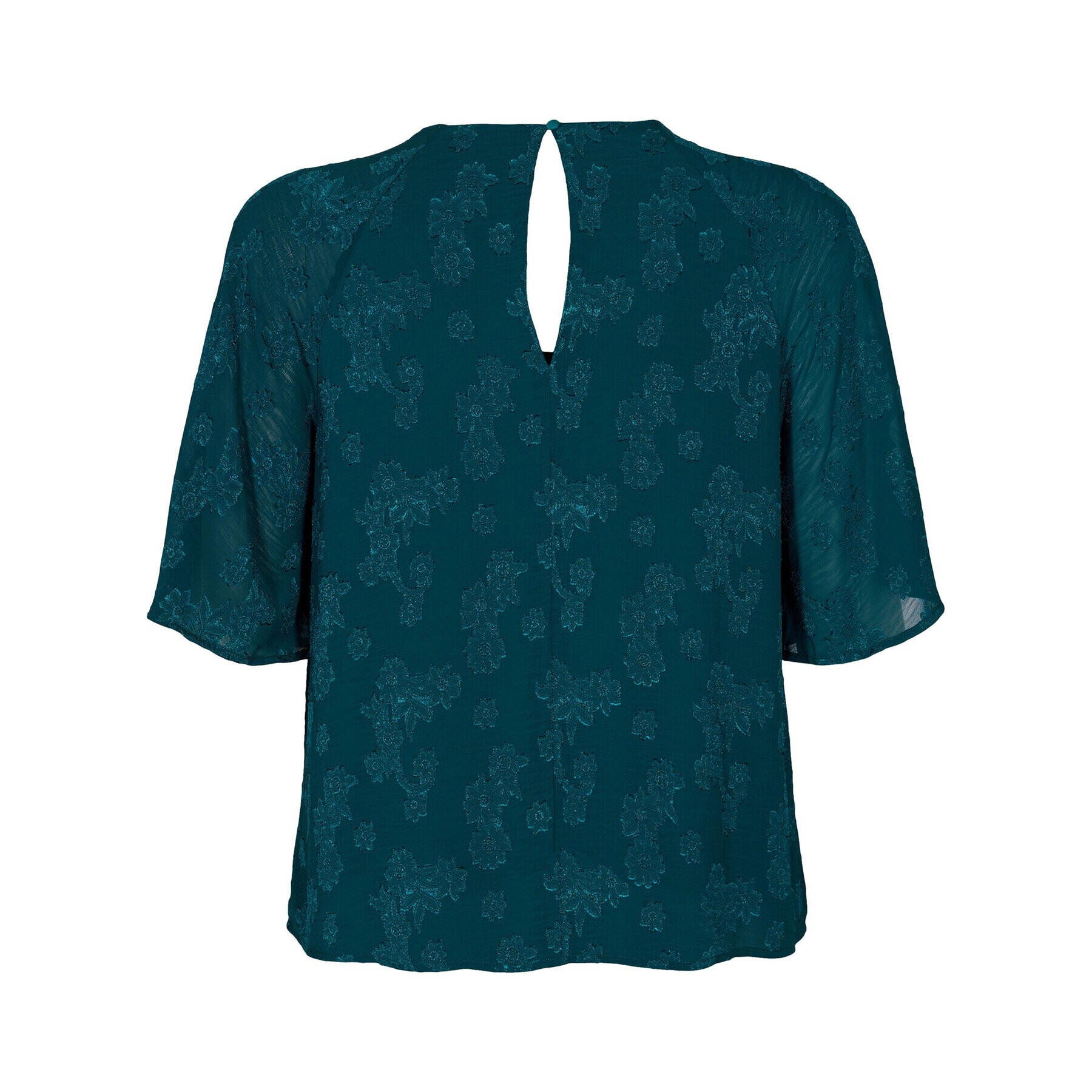 Zizzi Блуза M58832A Зелен Loose Fit - Pepit.bg