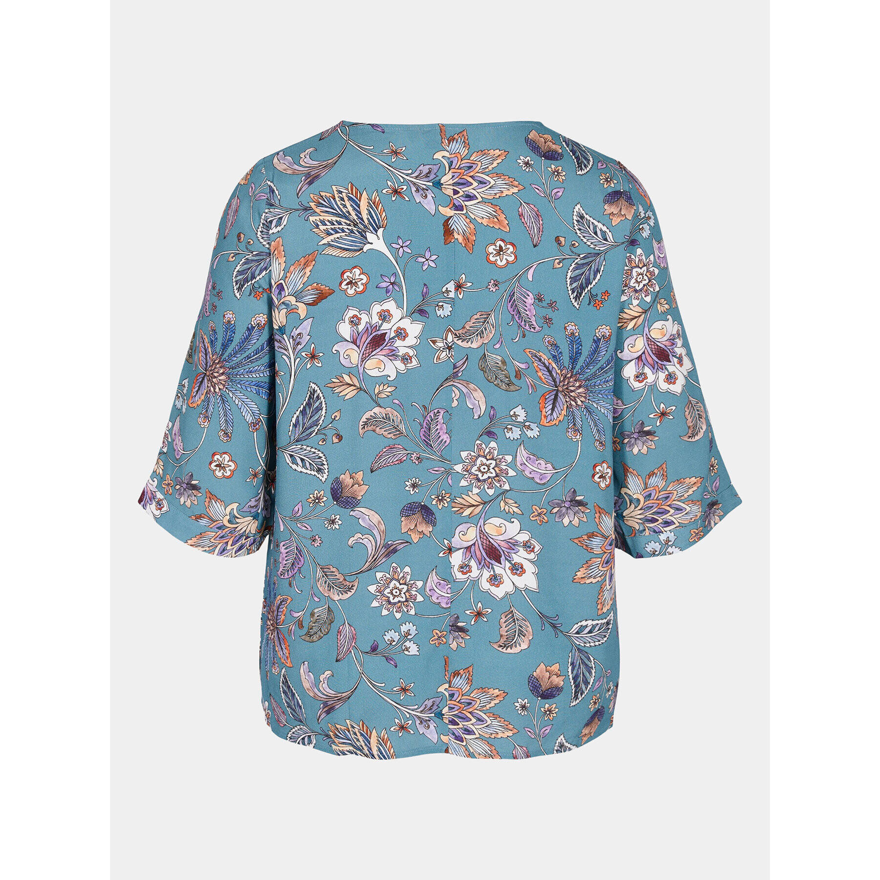 Zizzi Блуза V00040E Син Loose Fit - Pepit.bg