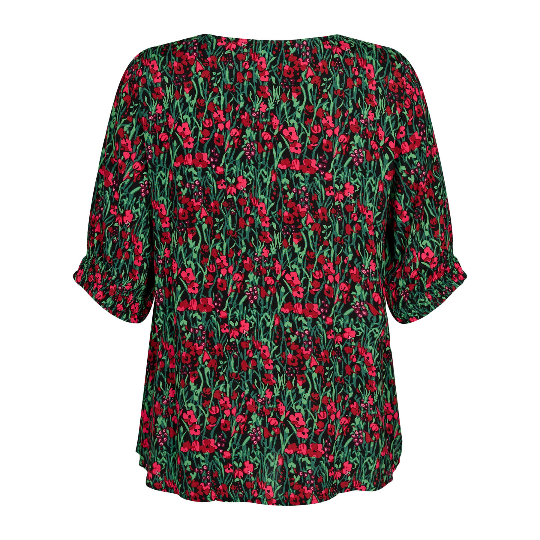 Zizzi Блуза V00040O Черен Loose Fit - Pepit.bg