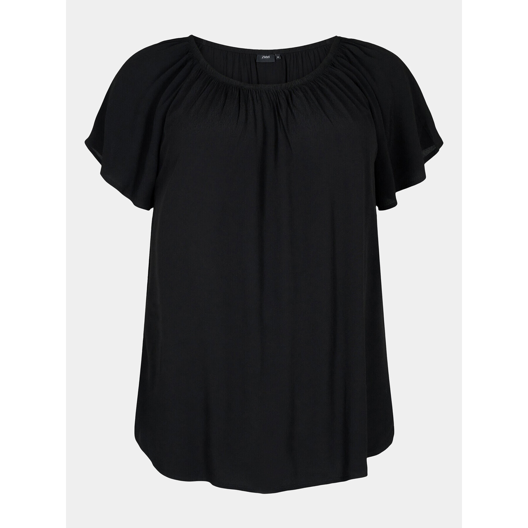 Zizzi Блуза V00040S Черен Loose Fit - Pepit.bg