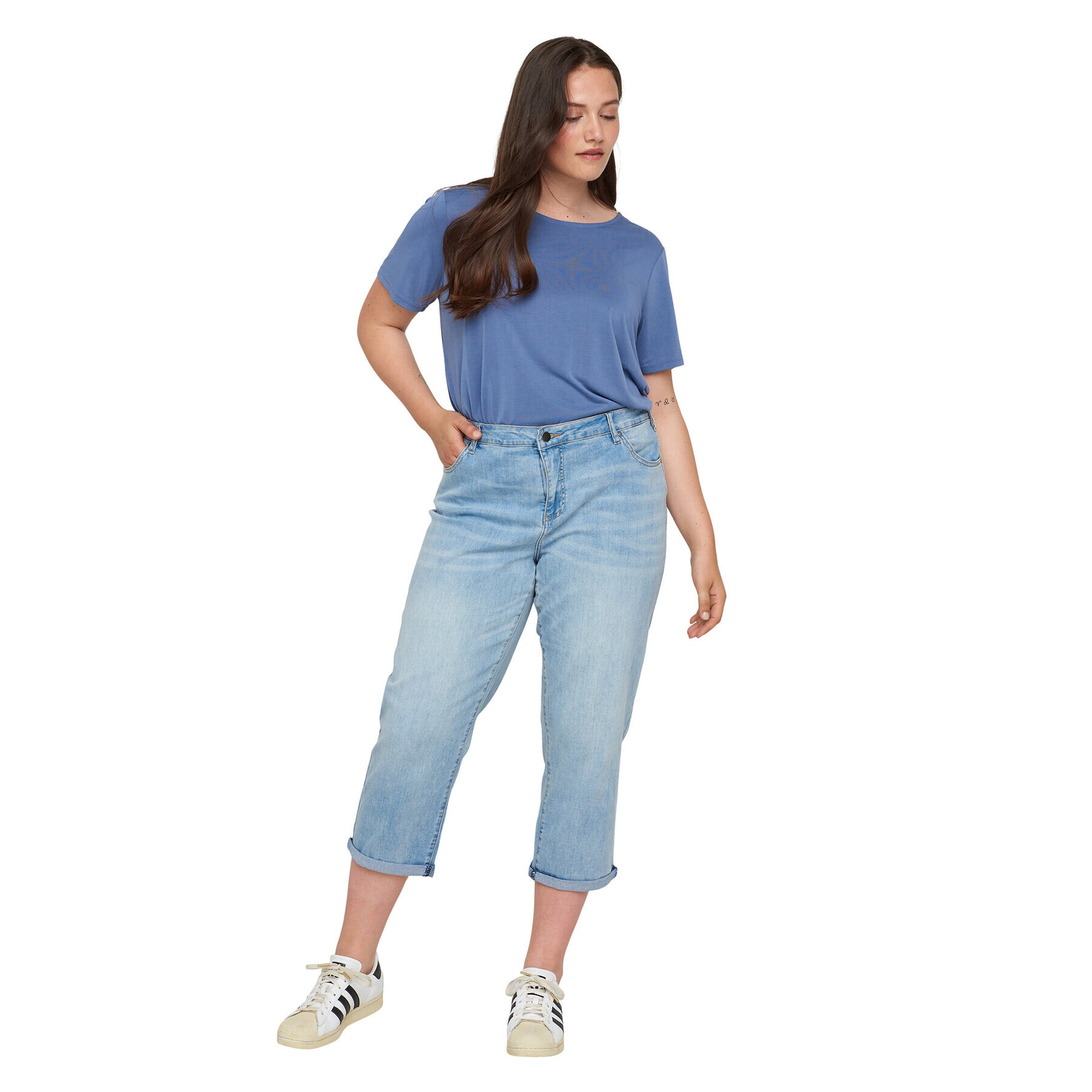 Zizzi Дънки J10653A Син Loose Fit - Pepit.bg