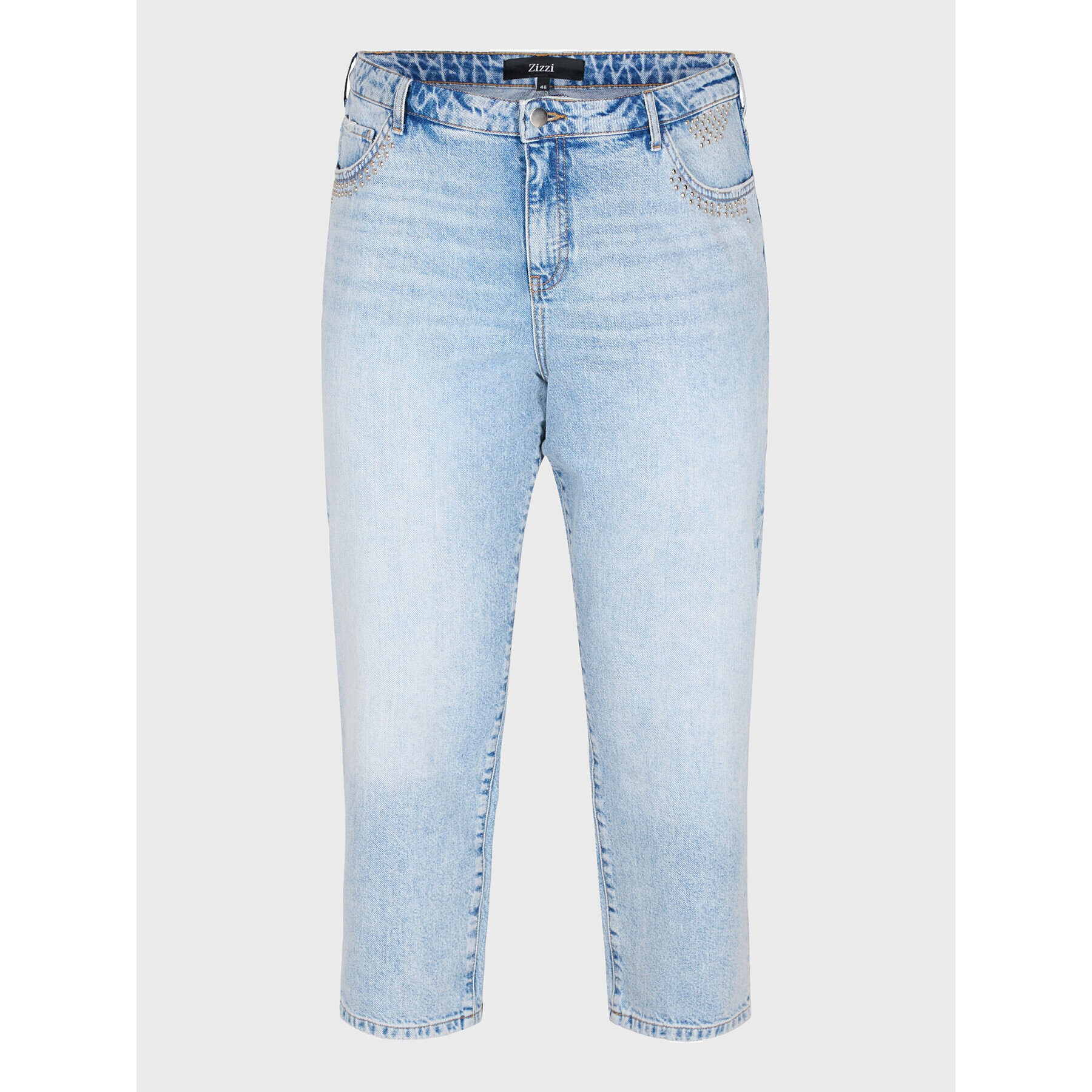Zizzi Дънки J10952A Син Straight Fit - Pepit.bg