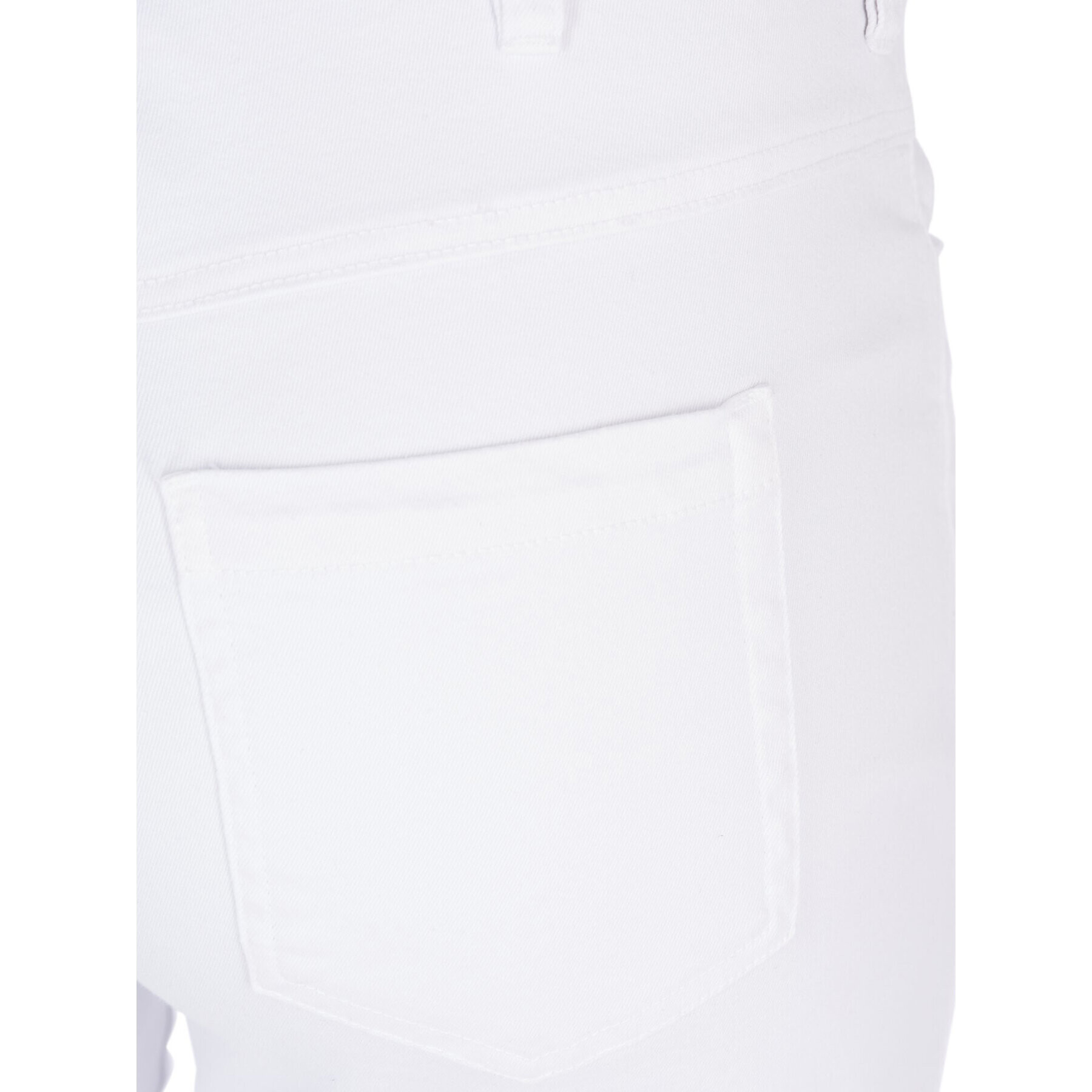Zizzi Дънкови шорти O10305H Бял Slim Fit - Pepit.bg