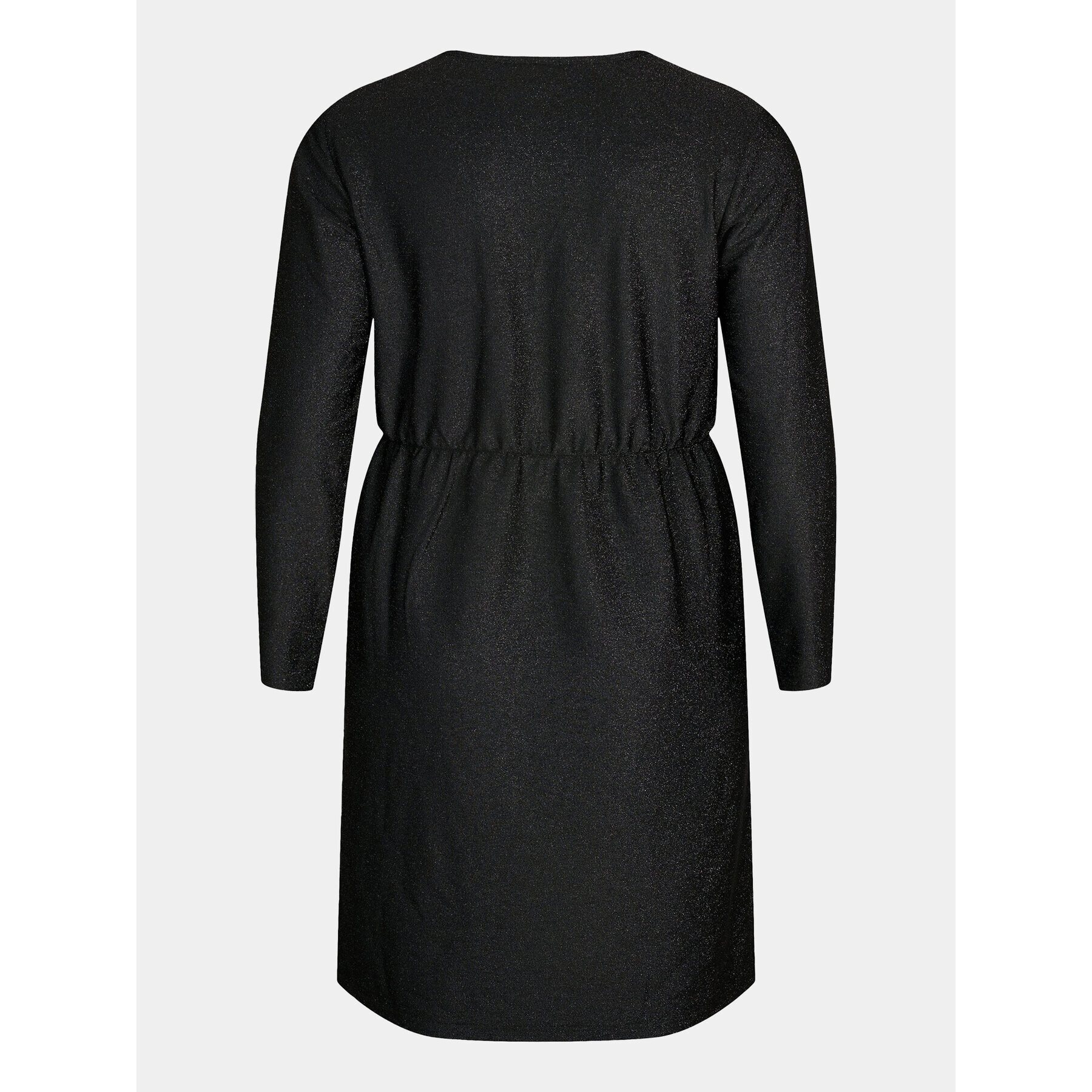 Zizzi Ежедневна рокля CA02376F Черен Regular Fit - Pepit.bg