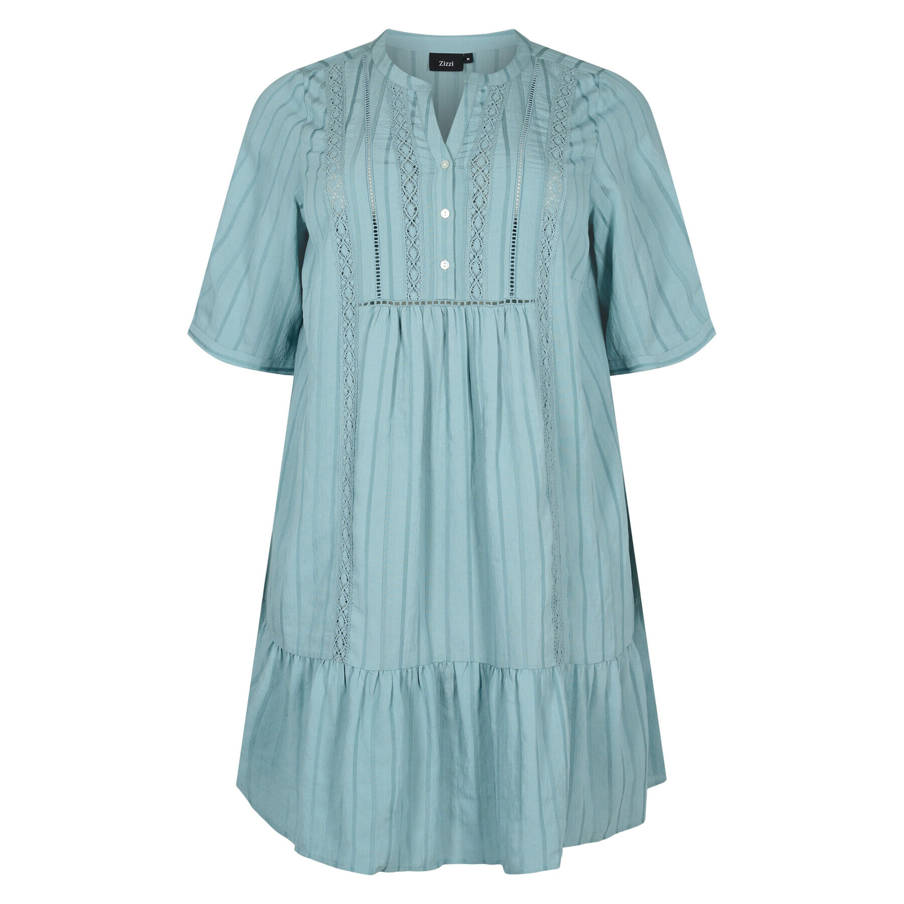 Zizzi Ежедневна рокля M58695A Син Loose Fit - Pepit.bg