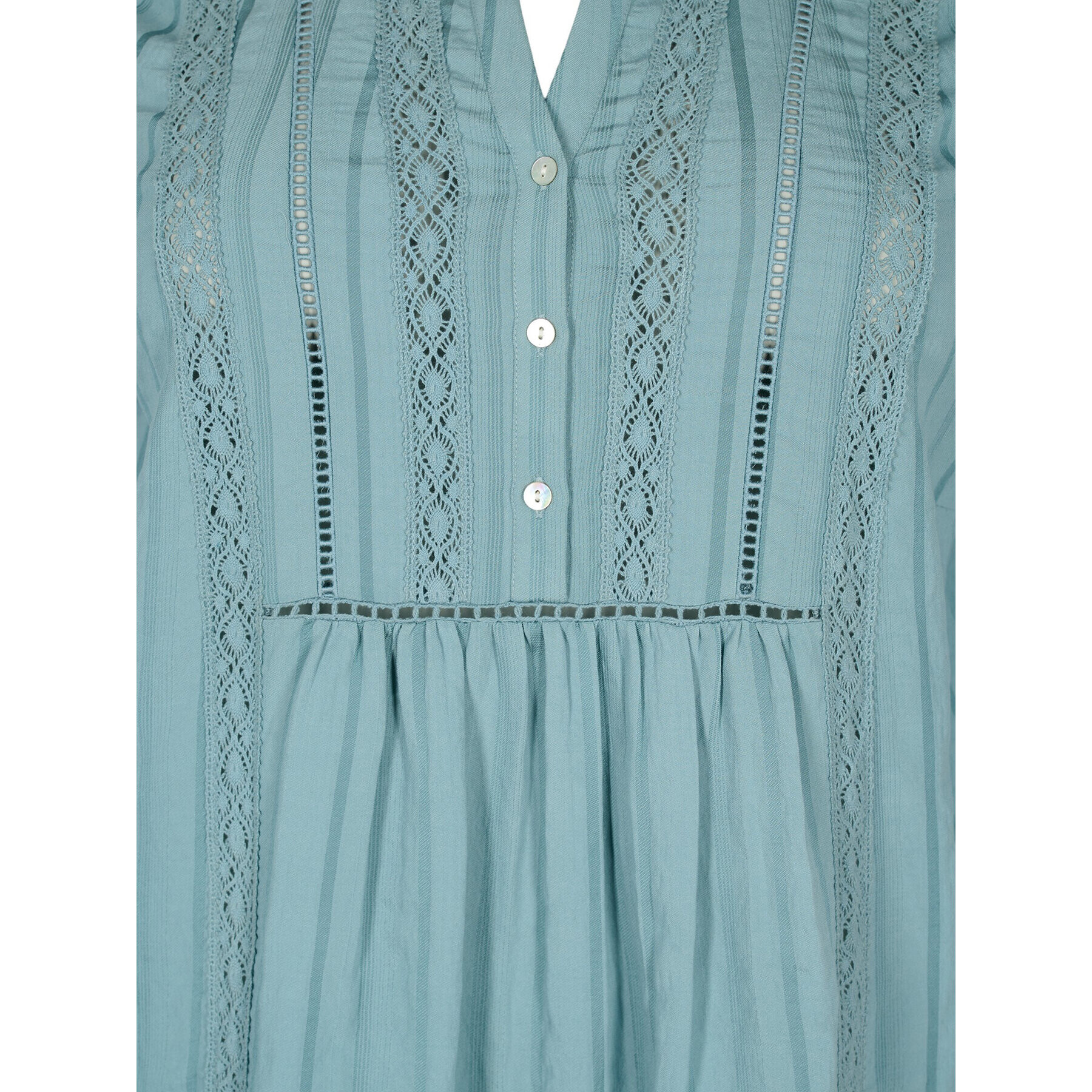 Zizzi Ежедневна рокля M58695A Син Loose Fit - Pepit.bg