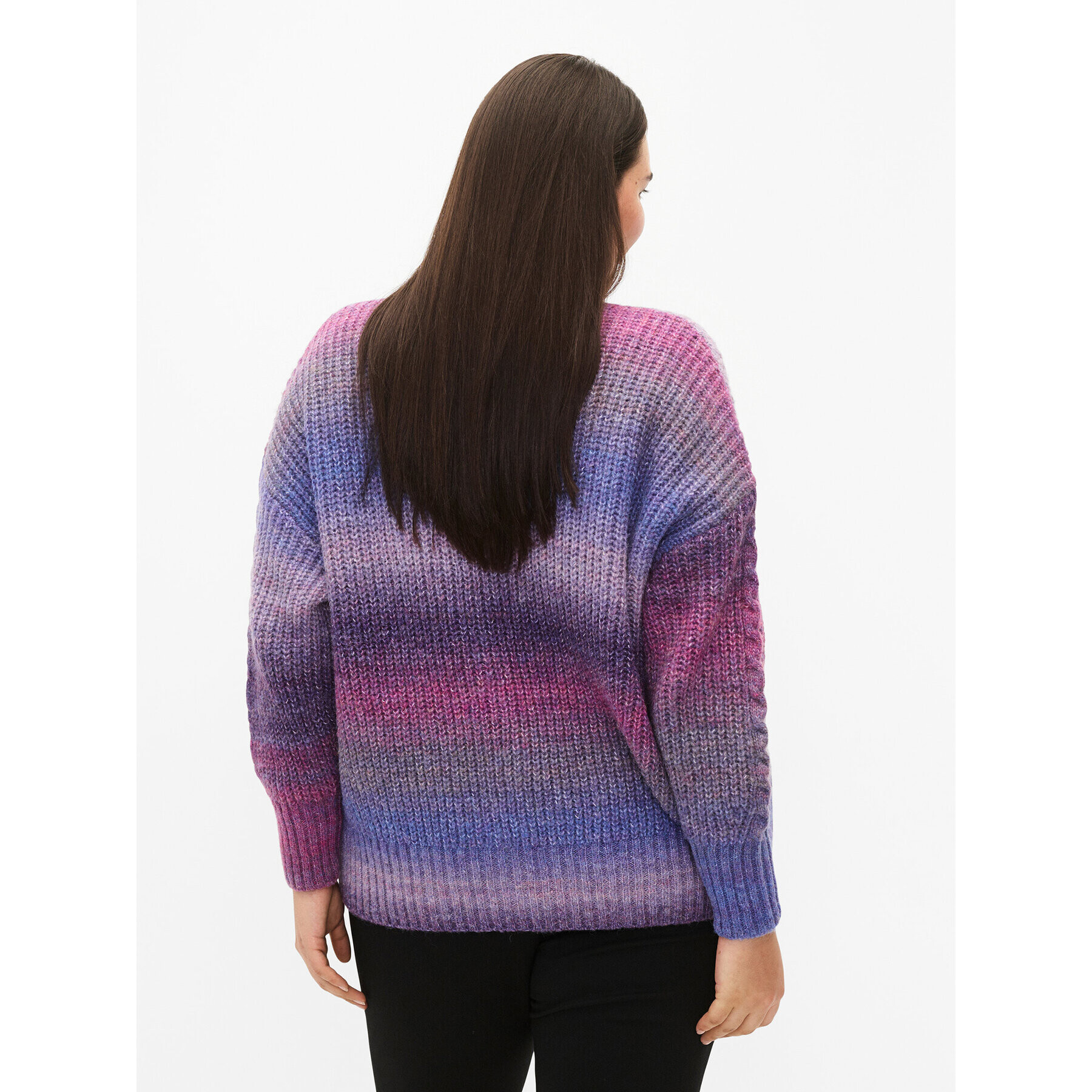 Zizzi Кардиган M61214A Виолетов Regular Fit - Pepit.bg