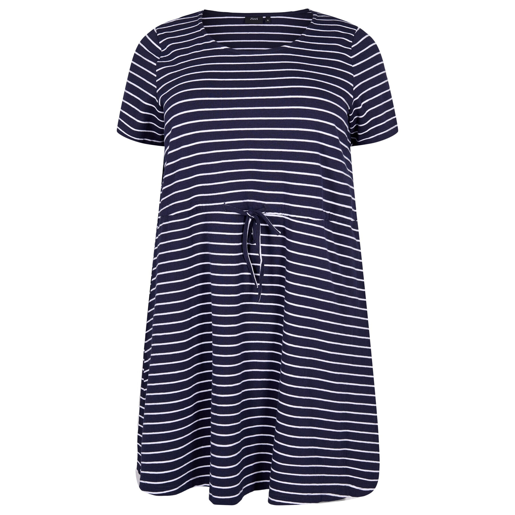 Zizzi Лятна рокля V50032K Тъмносин Regular Fit - Pepit.bg