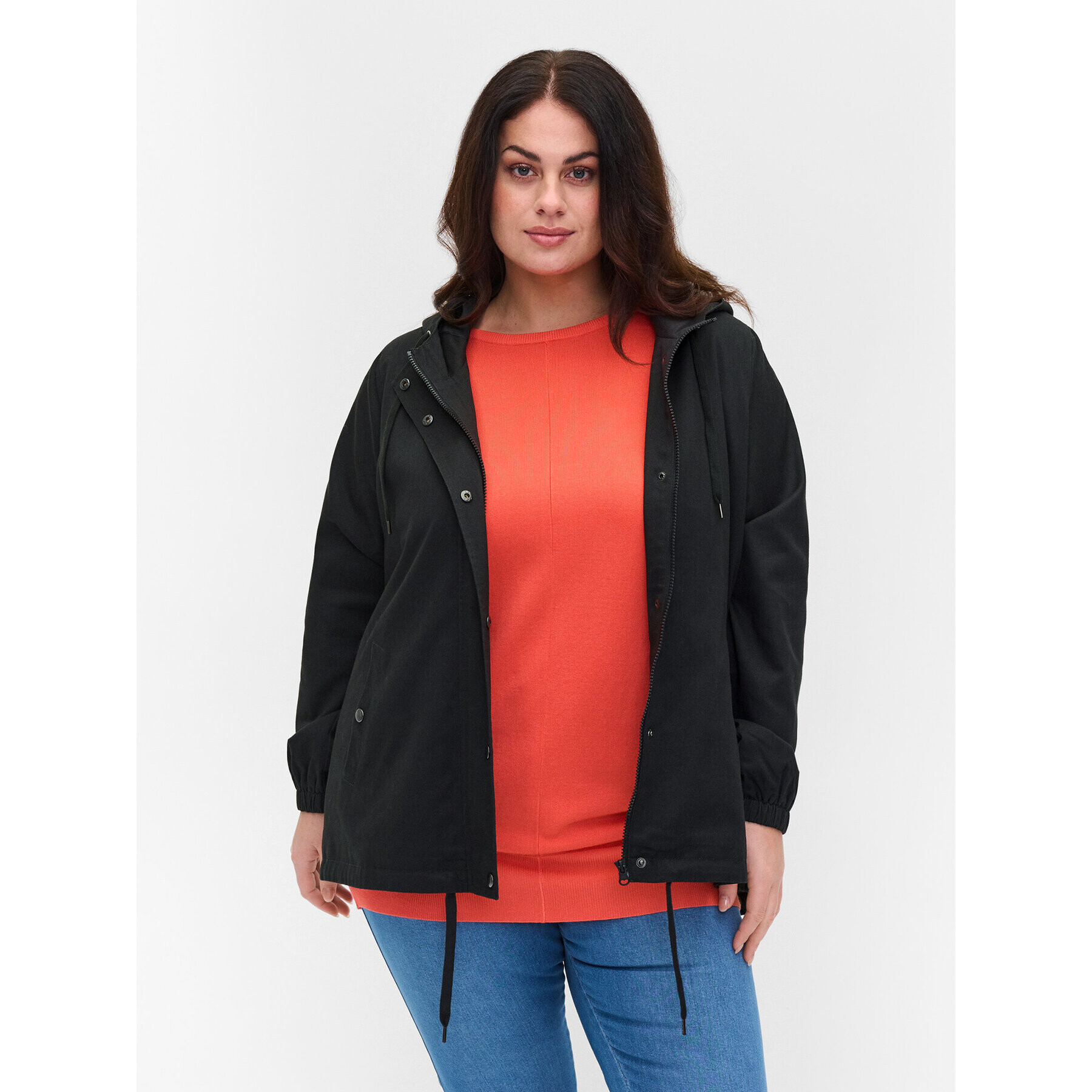 Zizzi Парка M52606C Черен Regular Fit - Pepit.bg