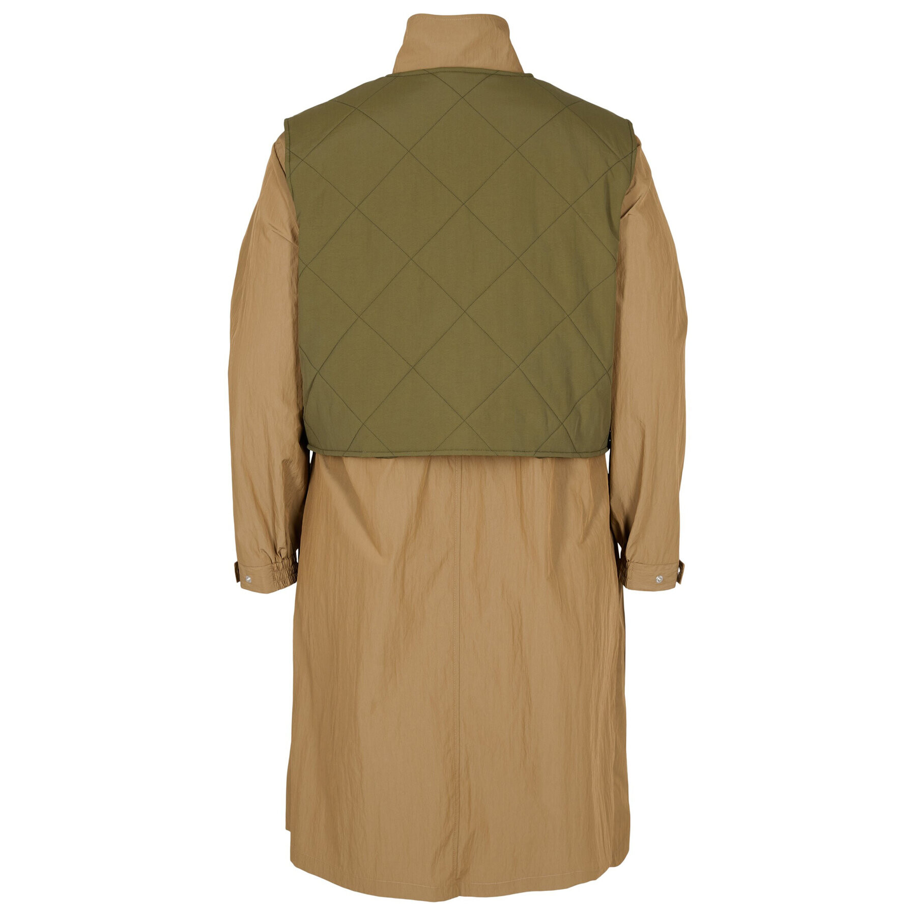 Zizzi Парка M61166A Бежов Regular Fit - Pepit.bg