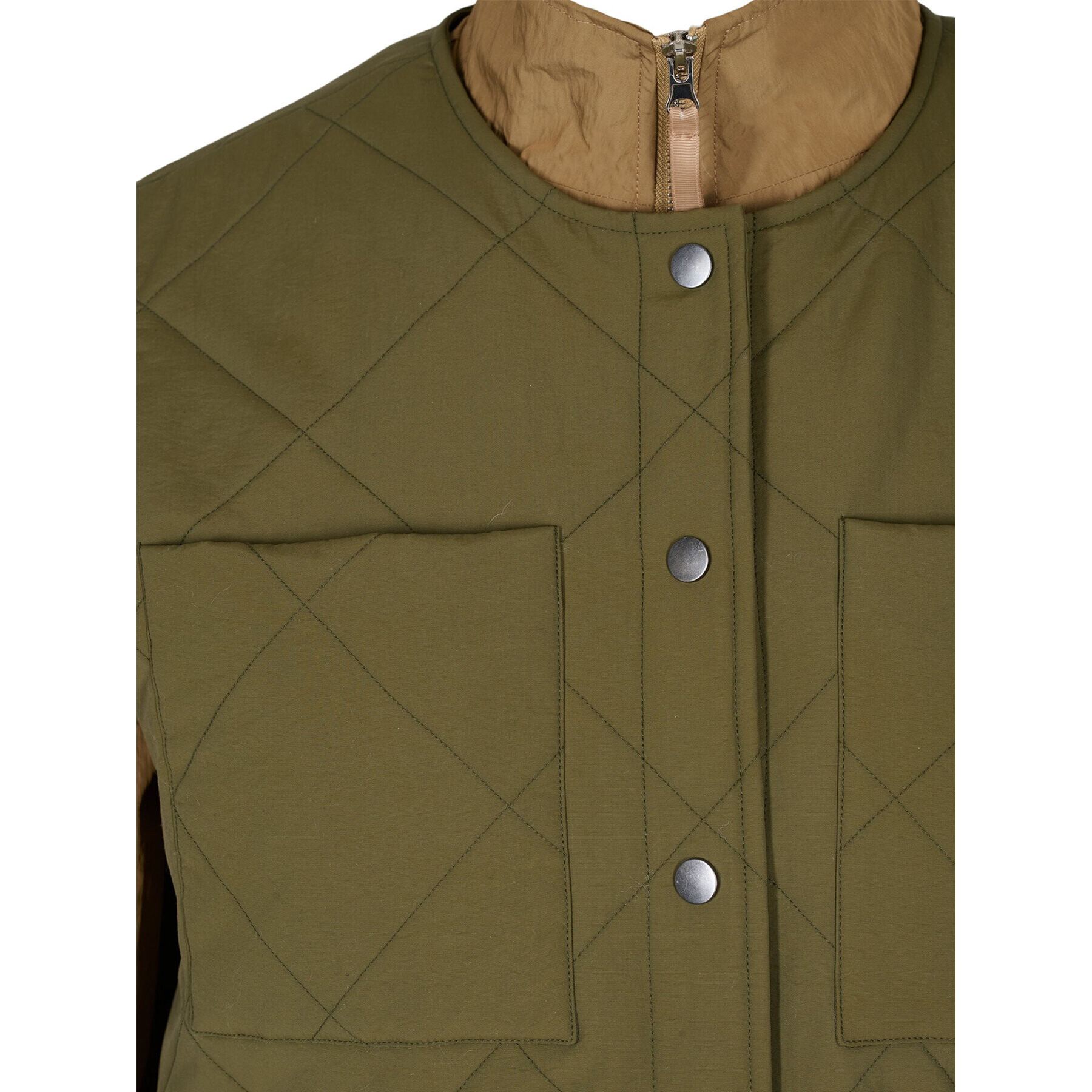 Zizzi Парка M61166A Бежов Regular Fit - Pepit.bg