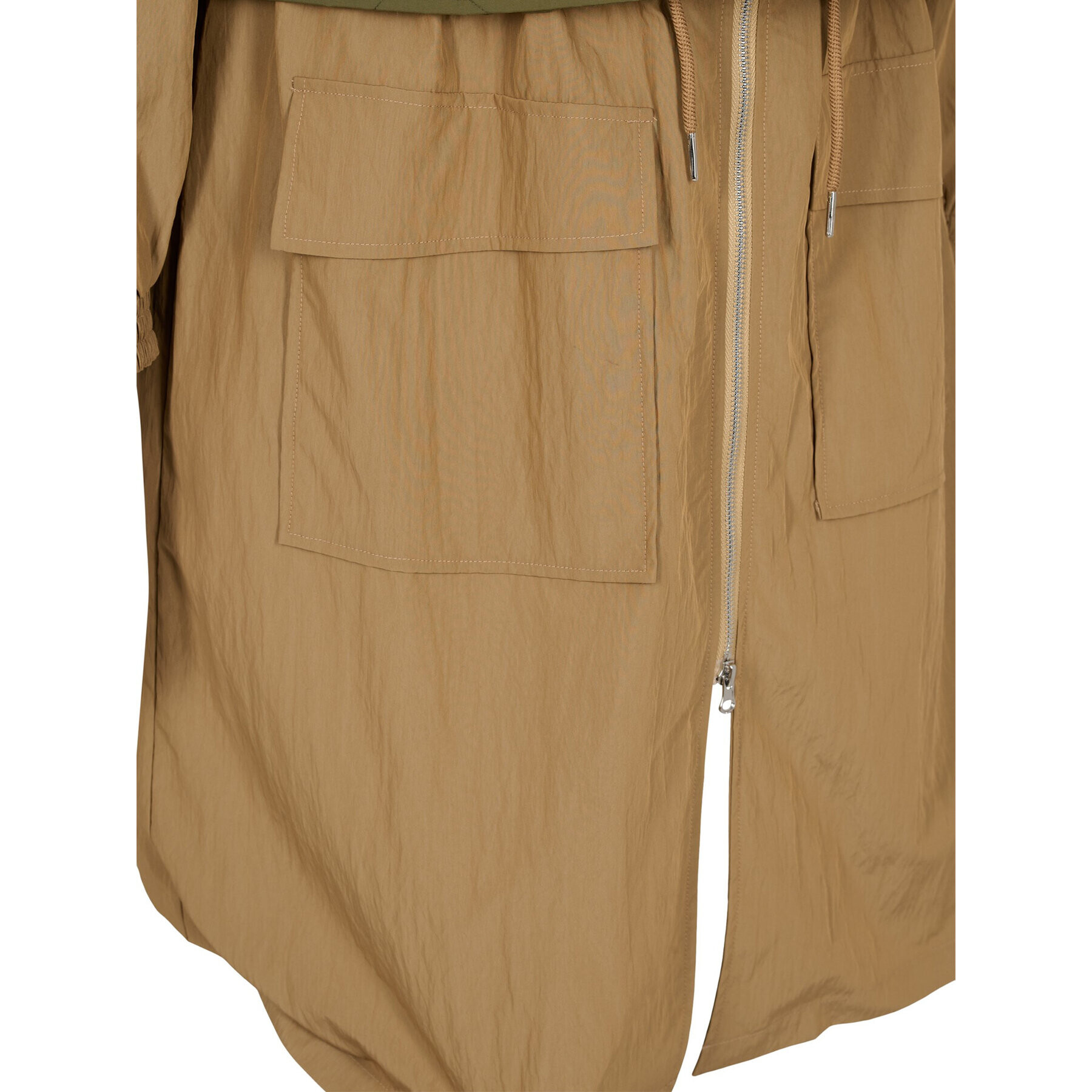 Zizzi Парка M61166A Бежов Regular Fit - Pepit.bg