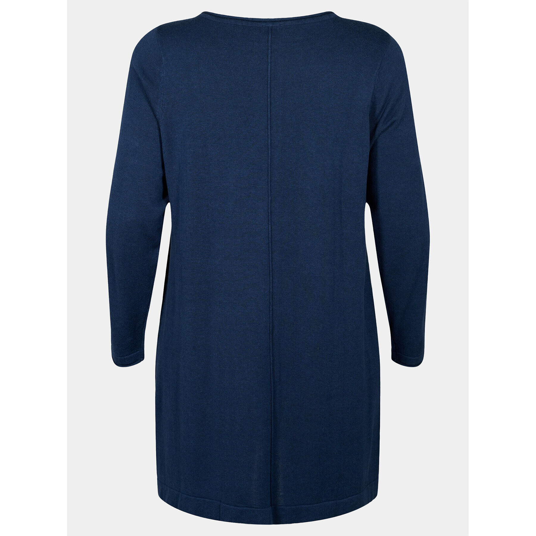 Zizzi Плетена рокля M61194B Тъмносин Regular Fit - Pepit.bg