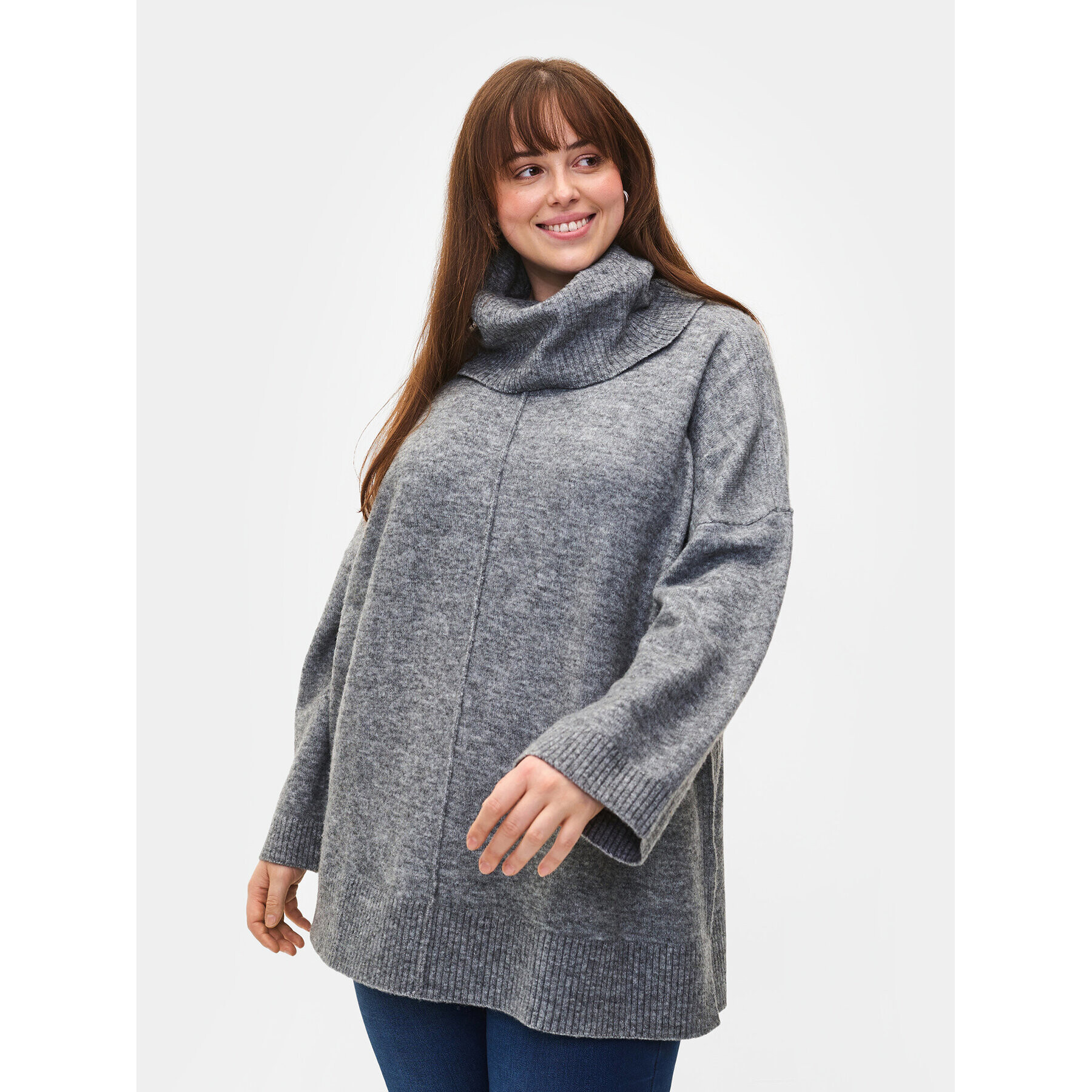 Zizzi Поло CA61101B Сив Relaxed Fit - Pepit.bg