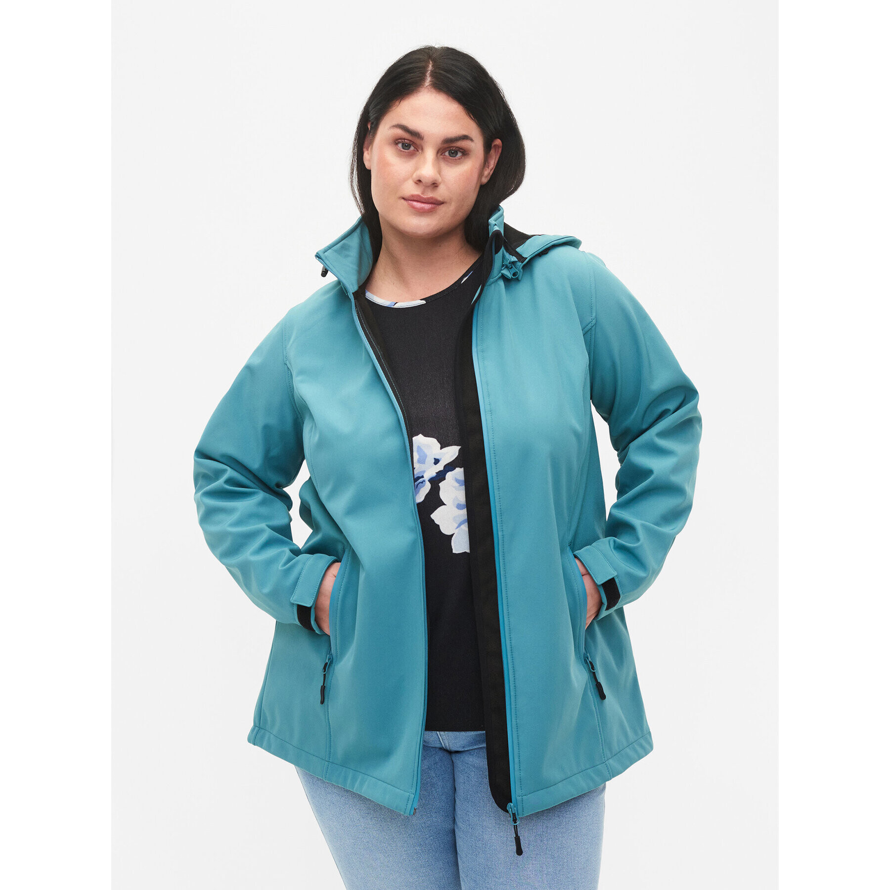 Zizzi Преходно яке CA61168B Син Regular Fit - Pepit.bg
