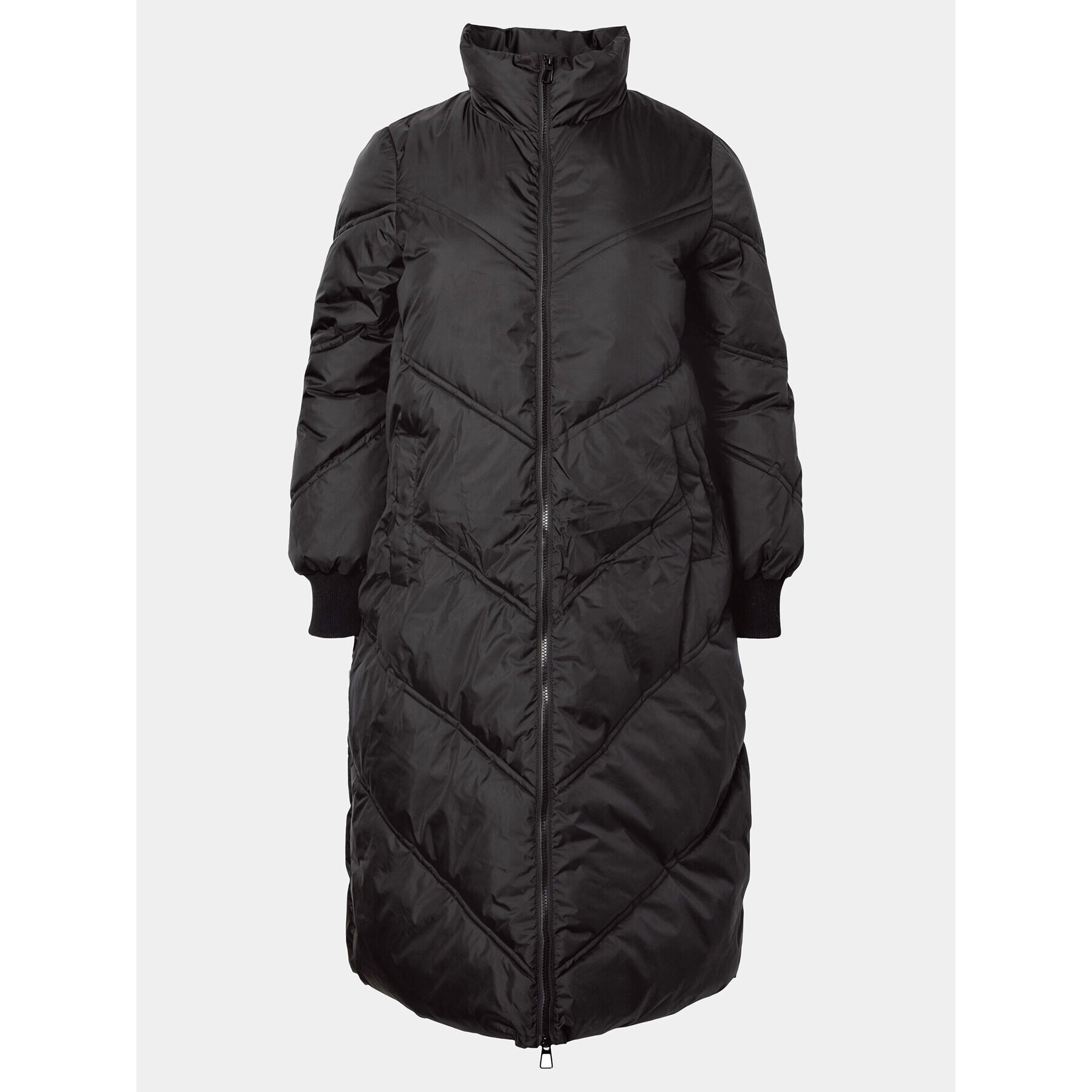 Zizzi Пухено яке CA61229A Черен Regular Fit - Pepit.bg
