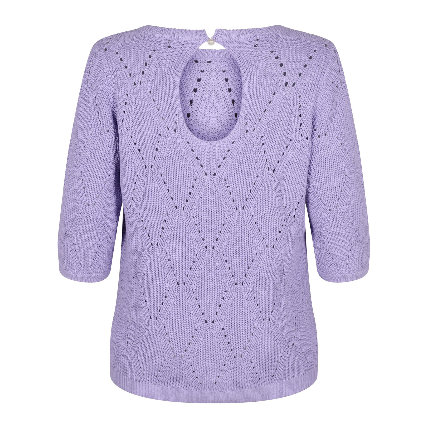 Zizzi Пуловер M61150B Виолетов Regular Fit - Pepit.bg