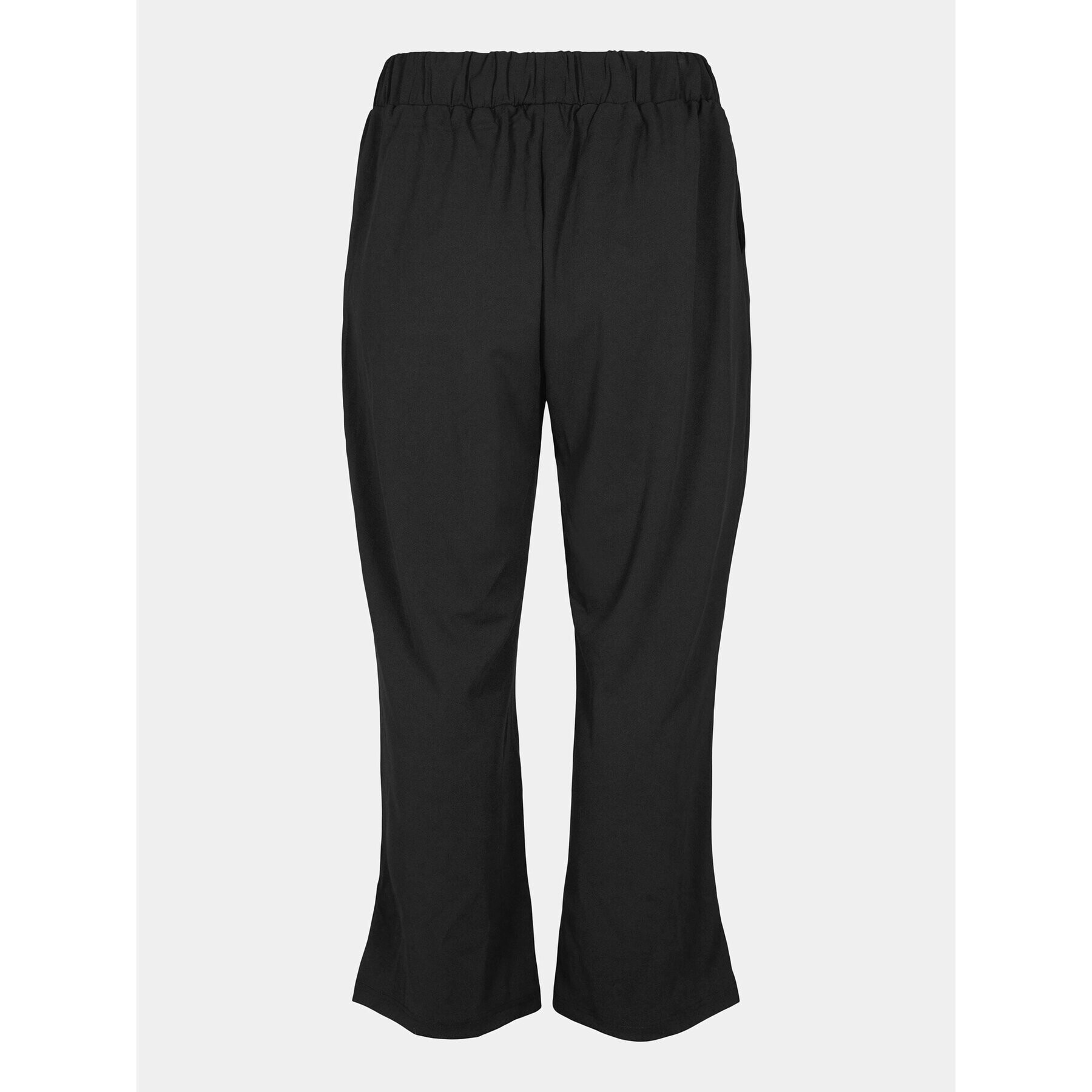 Zizzi Текстилни панталони V90132A Черен Loose Fit - Pepit.bg