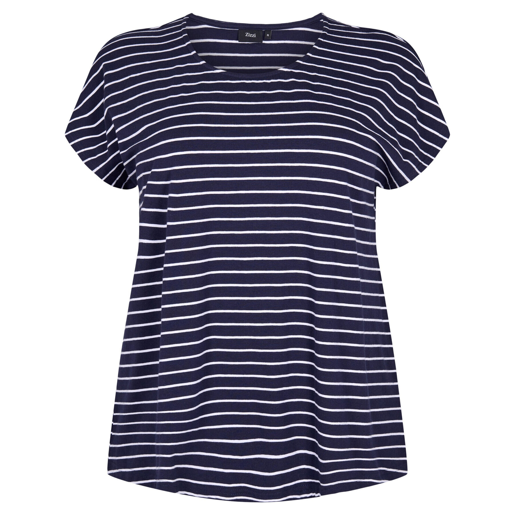 Zizzi Тишърт V50032N Тъмносин Loose Fit - Pepit.bg