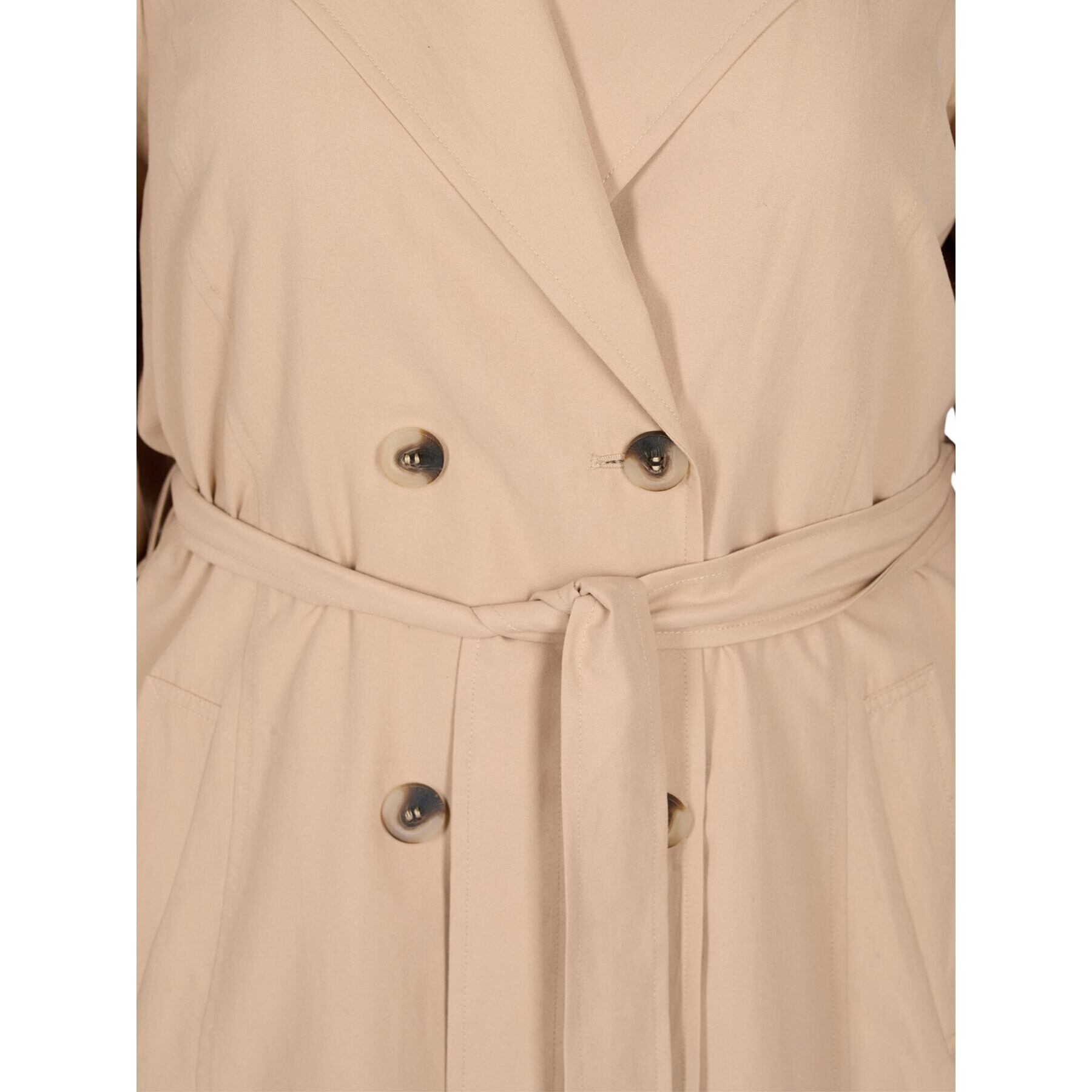 Zizzi Тренч M61025B Бежов Regular Fit - Pepit.bg
