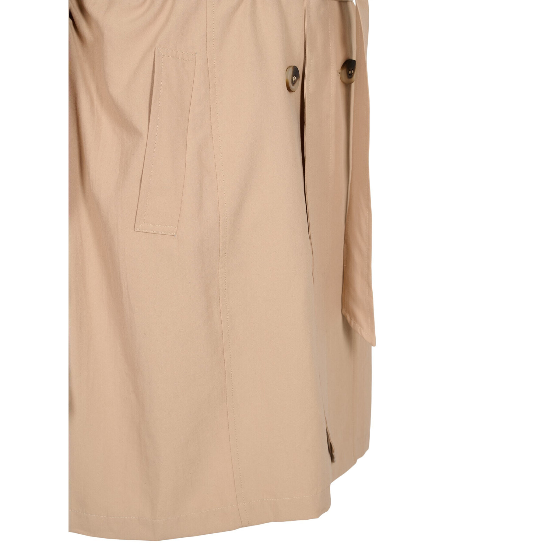 Zizzi Тренч M61025B Бежов Regular Fit - Pepit.bg